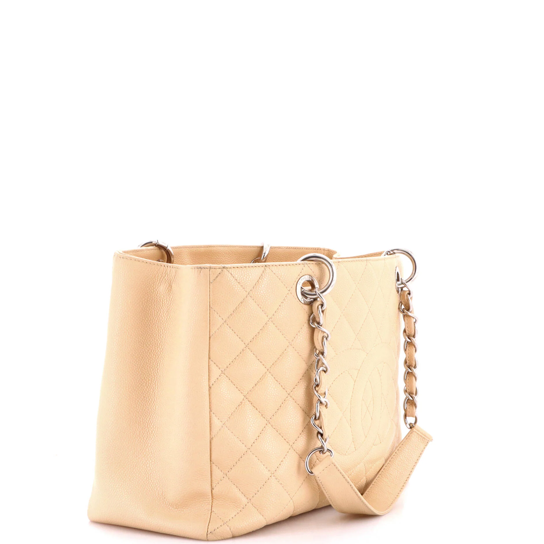 Grand Shopping Tote Quilted Caviar - Image 3