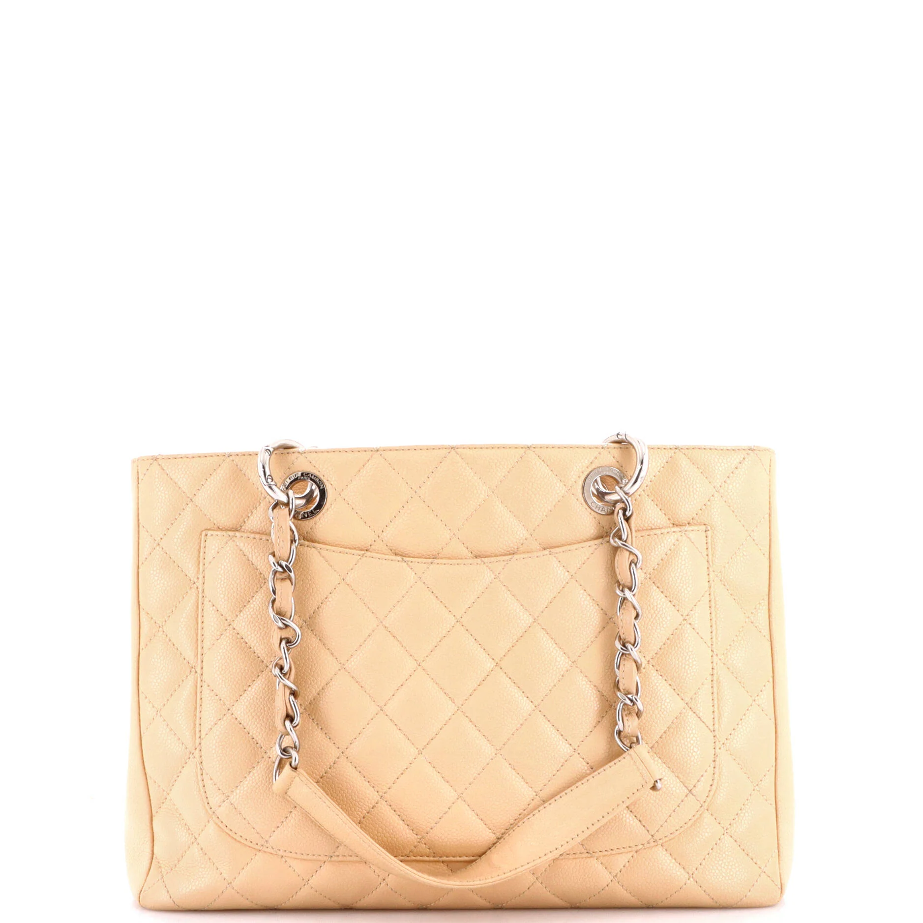 Grand Shopping Tote Quilted Caviar - Image 4