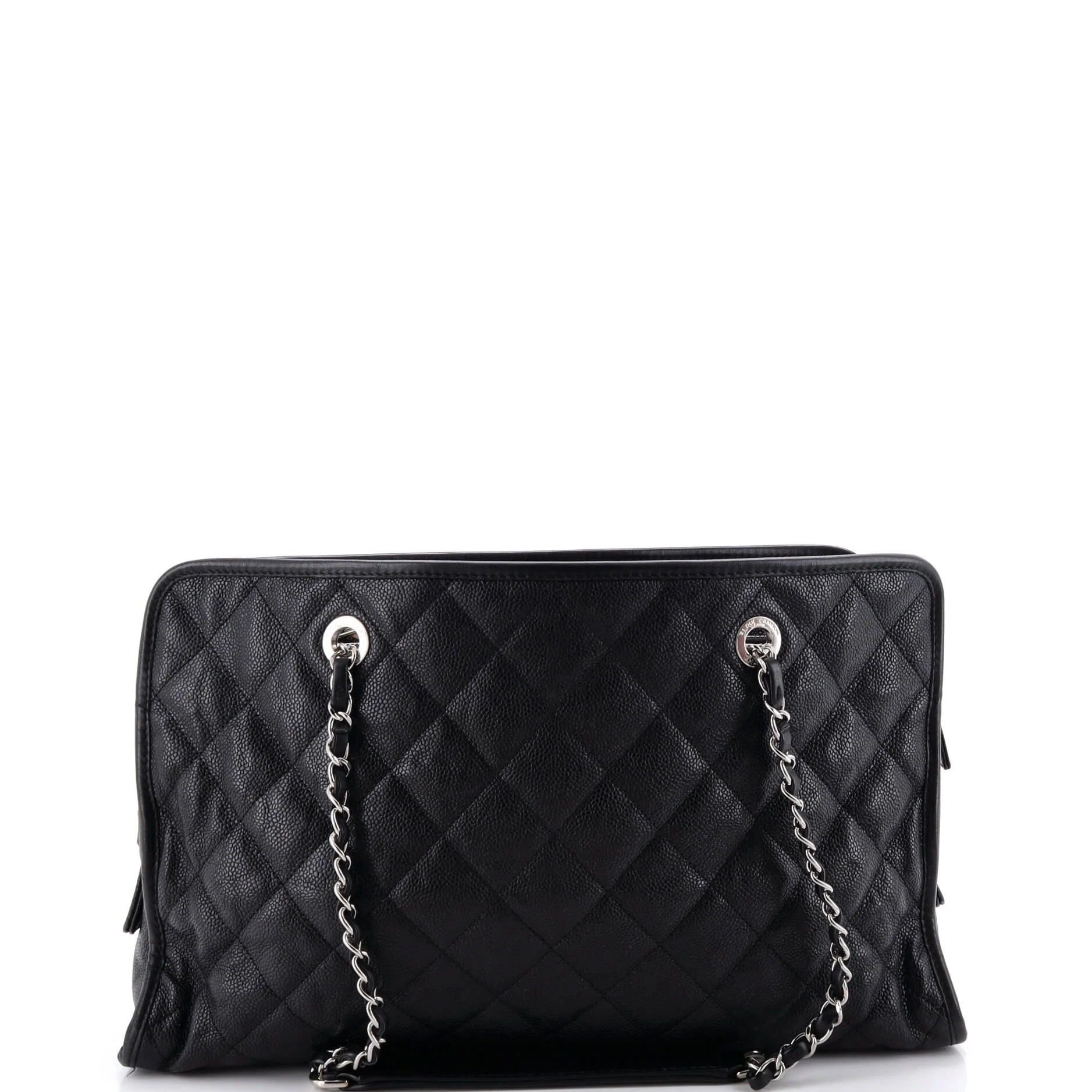French Riviera Tote Quilted Caviar Large - Image 3