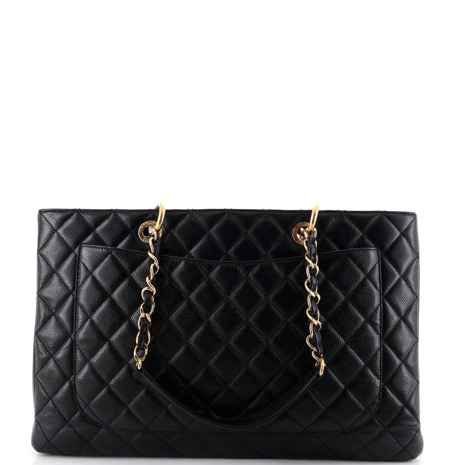 Grand Shopping Tote Quilted Caviar XL - Image 3
