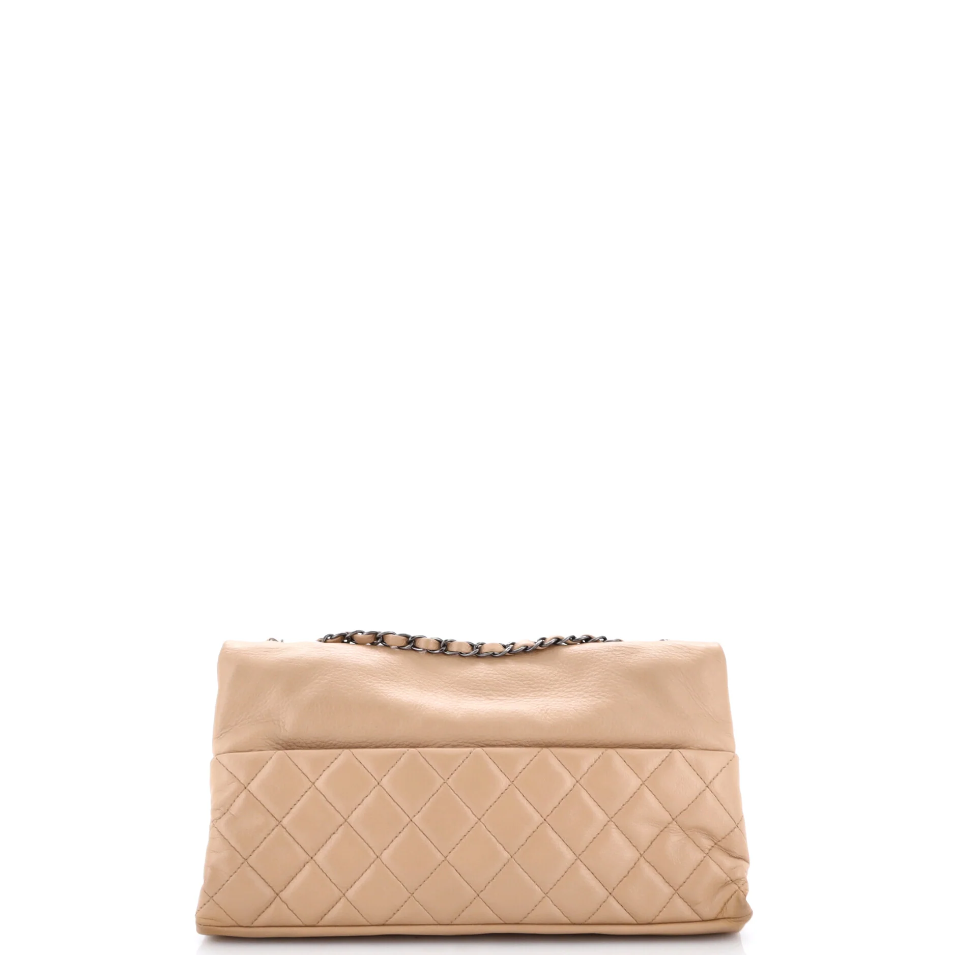 Hamptons Foldover Flap Bag Quilted Calfskin Medium - Image 3