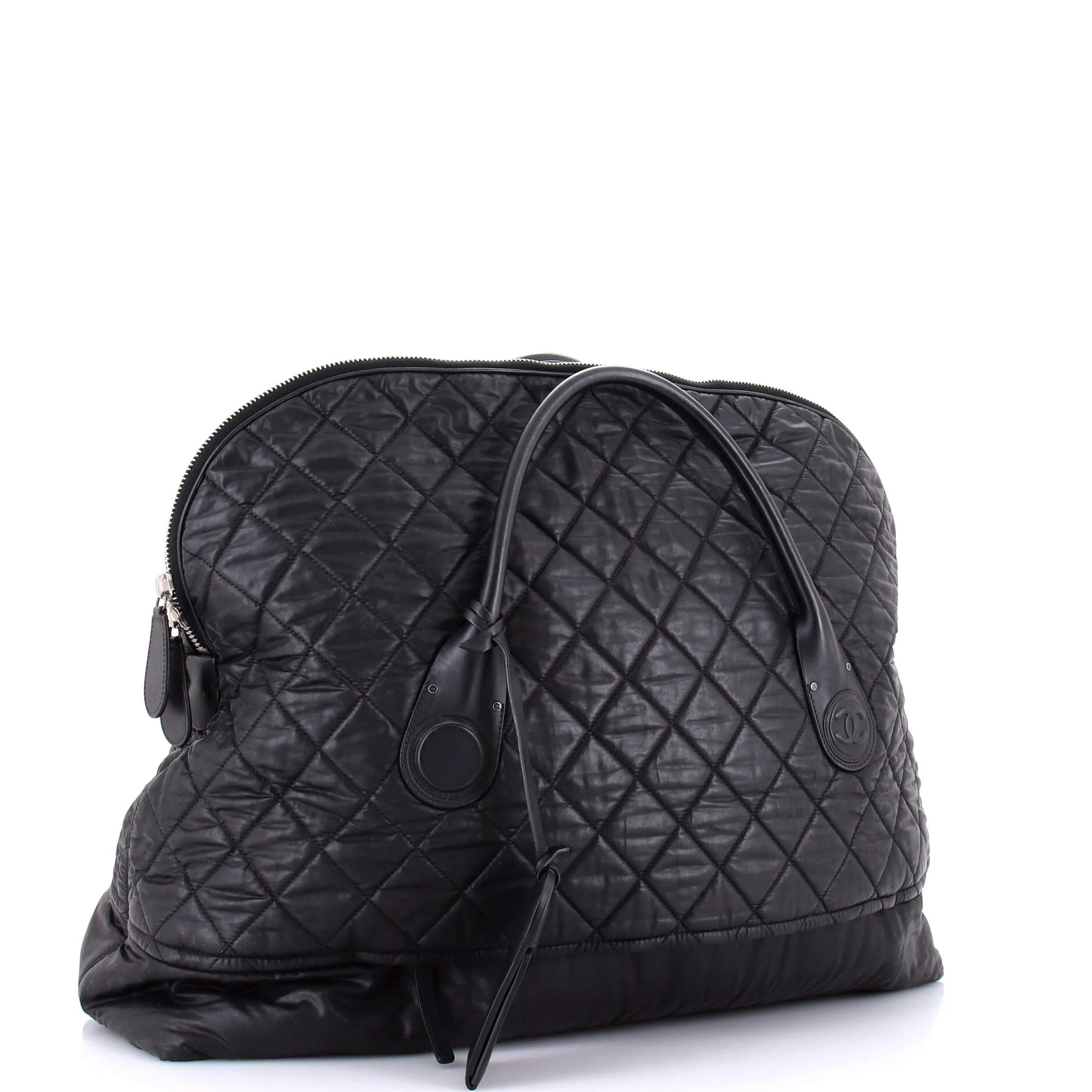 Horizontal Sport Weekender Bag Quilted Coated Canvas XL - Image 2