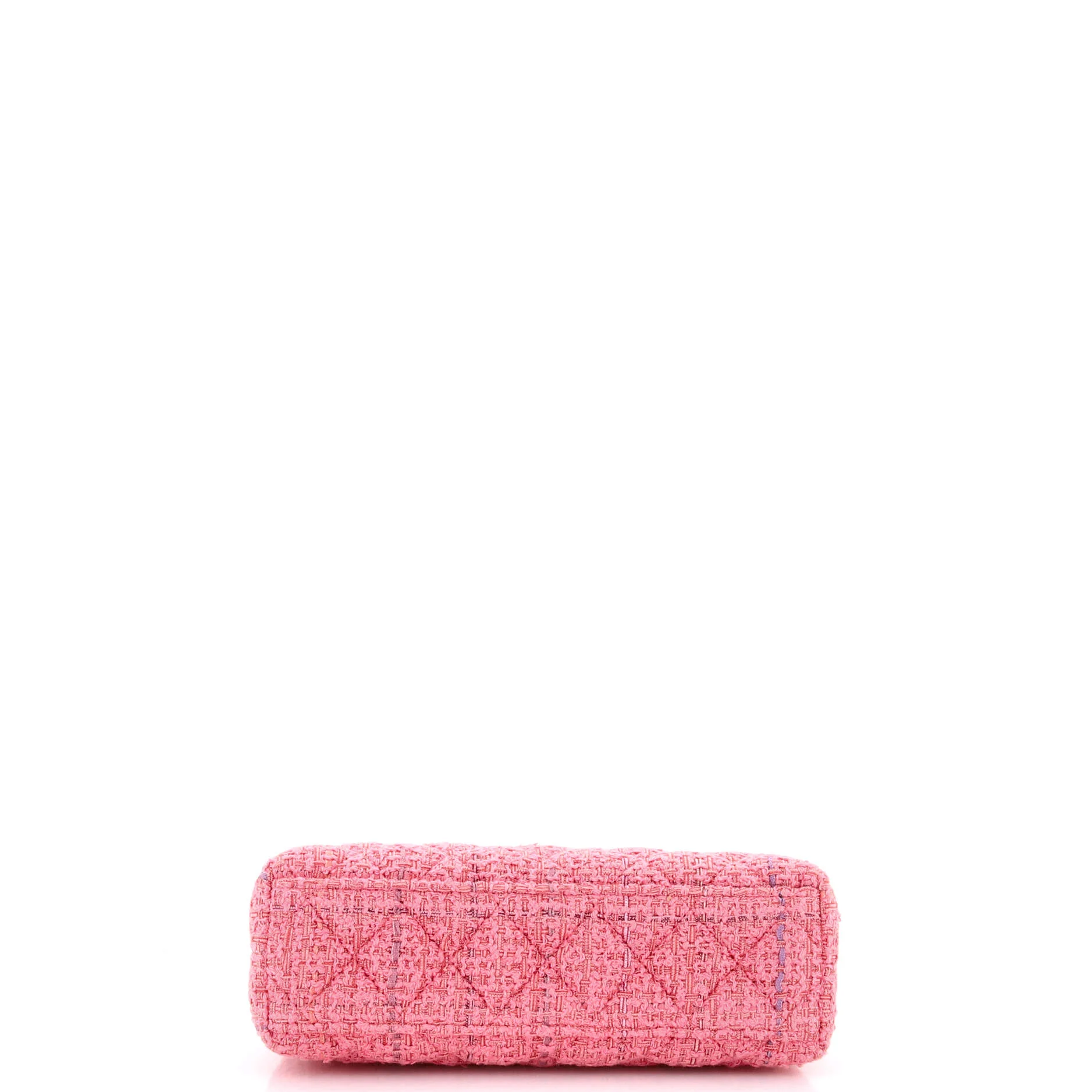 Kelly Top Handle Shopping Bag Quilted Tweed Mini - Image 4