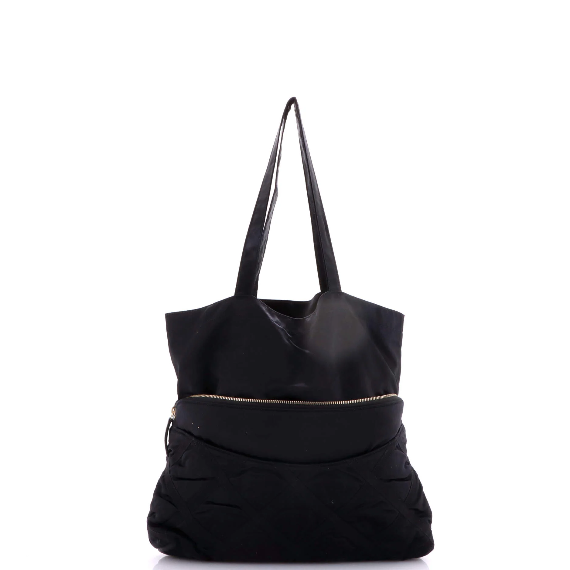 Lifestyle Foldable Tote Nylon with Grosgrain - Image 3