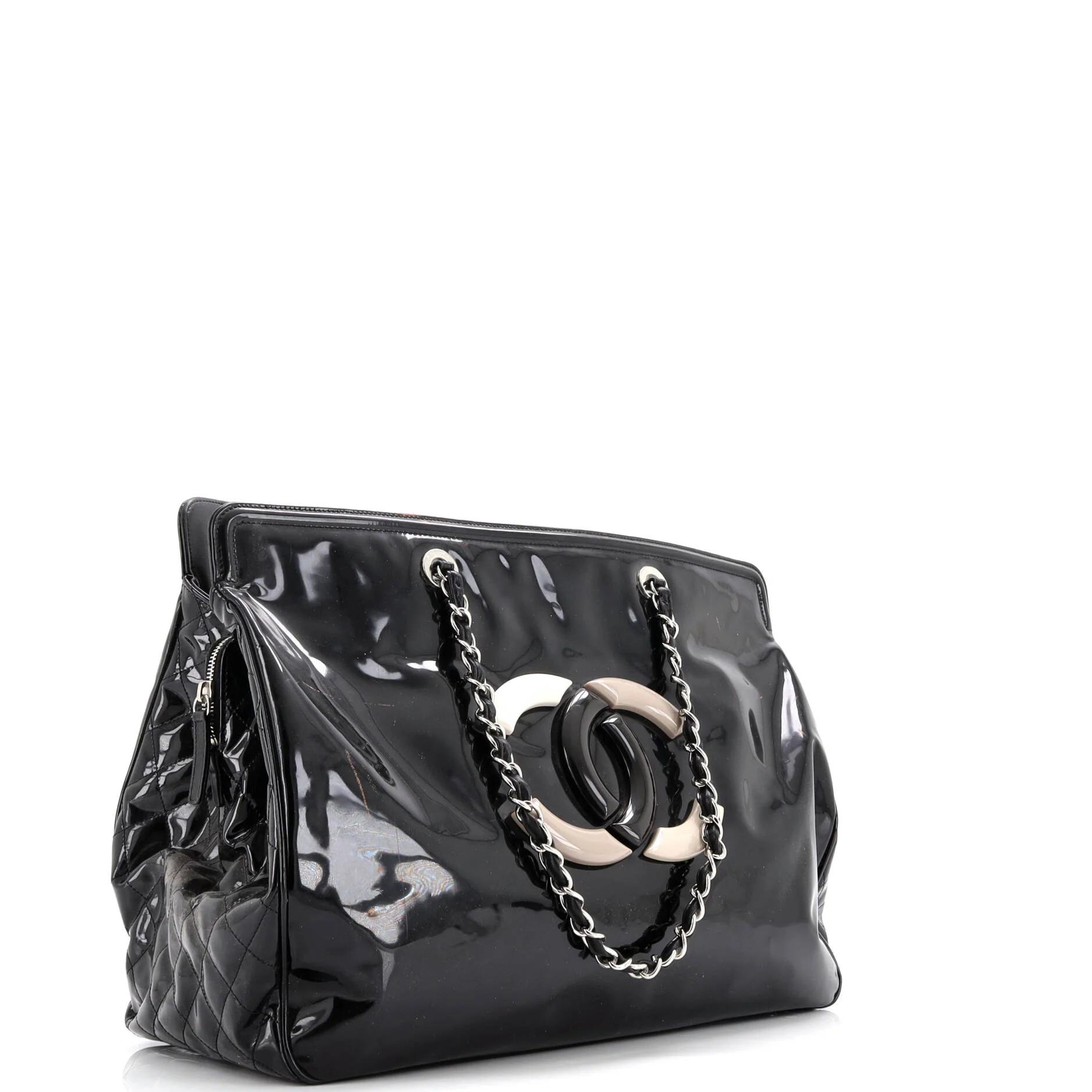 Lipstick Tote Patent Vinyl XL - Image 2