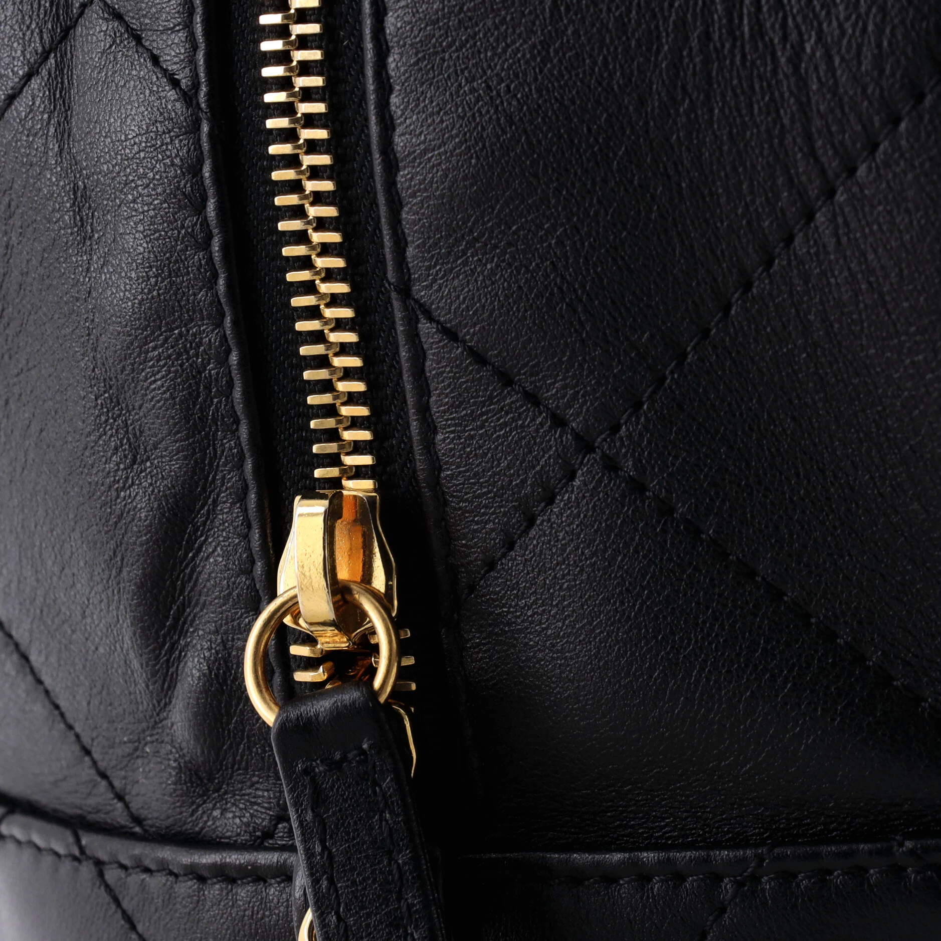 Logo Bowler Bag Stitched Calfskin Maxi - Image 6