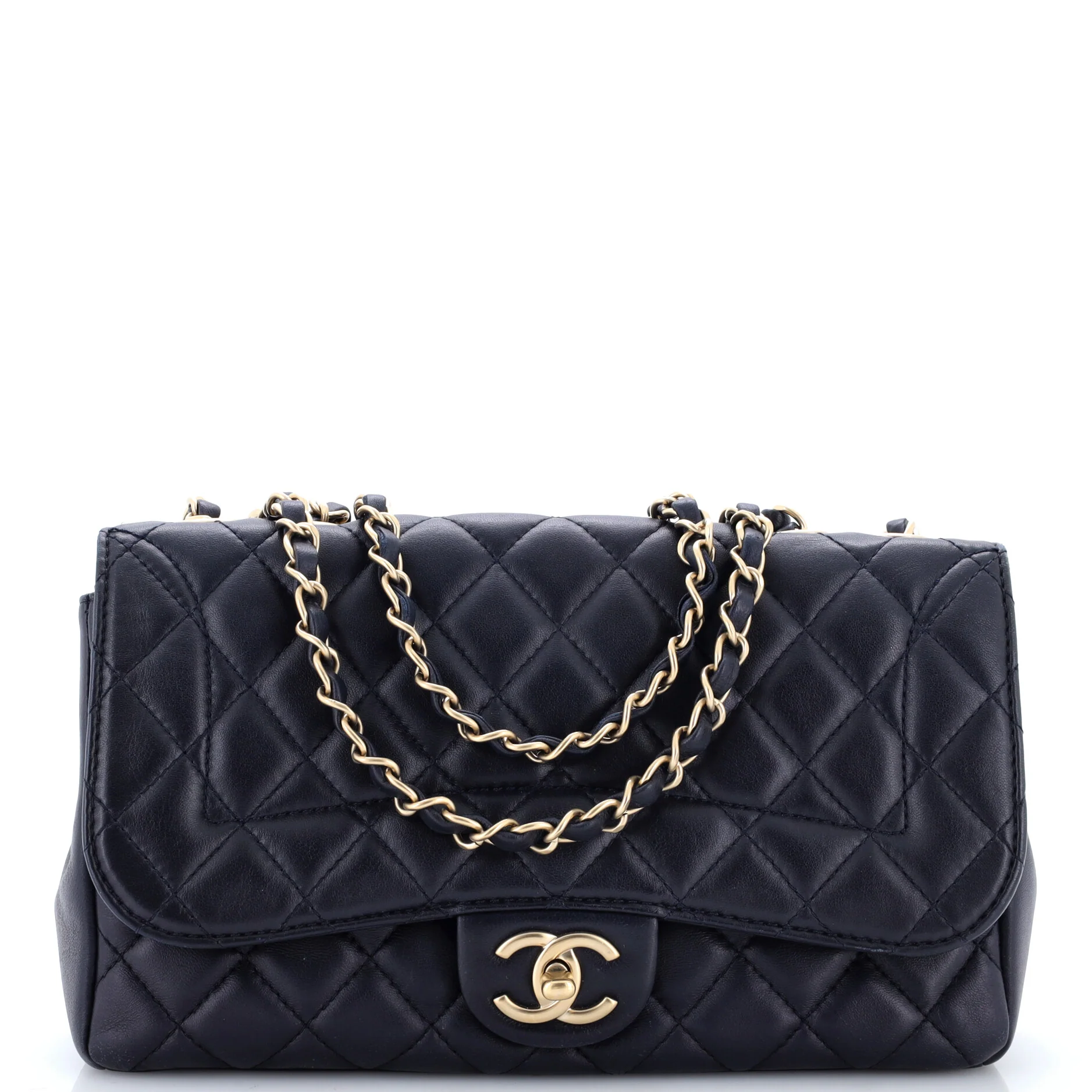 Mademoiselle Chic Flap Bag Quilted Lambskin Medium