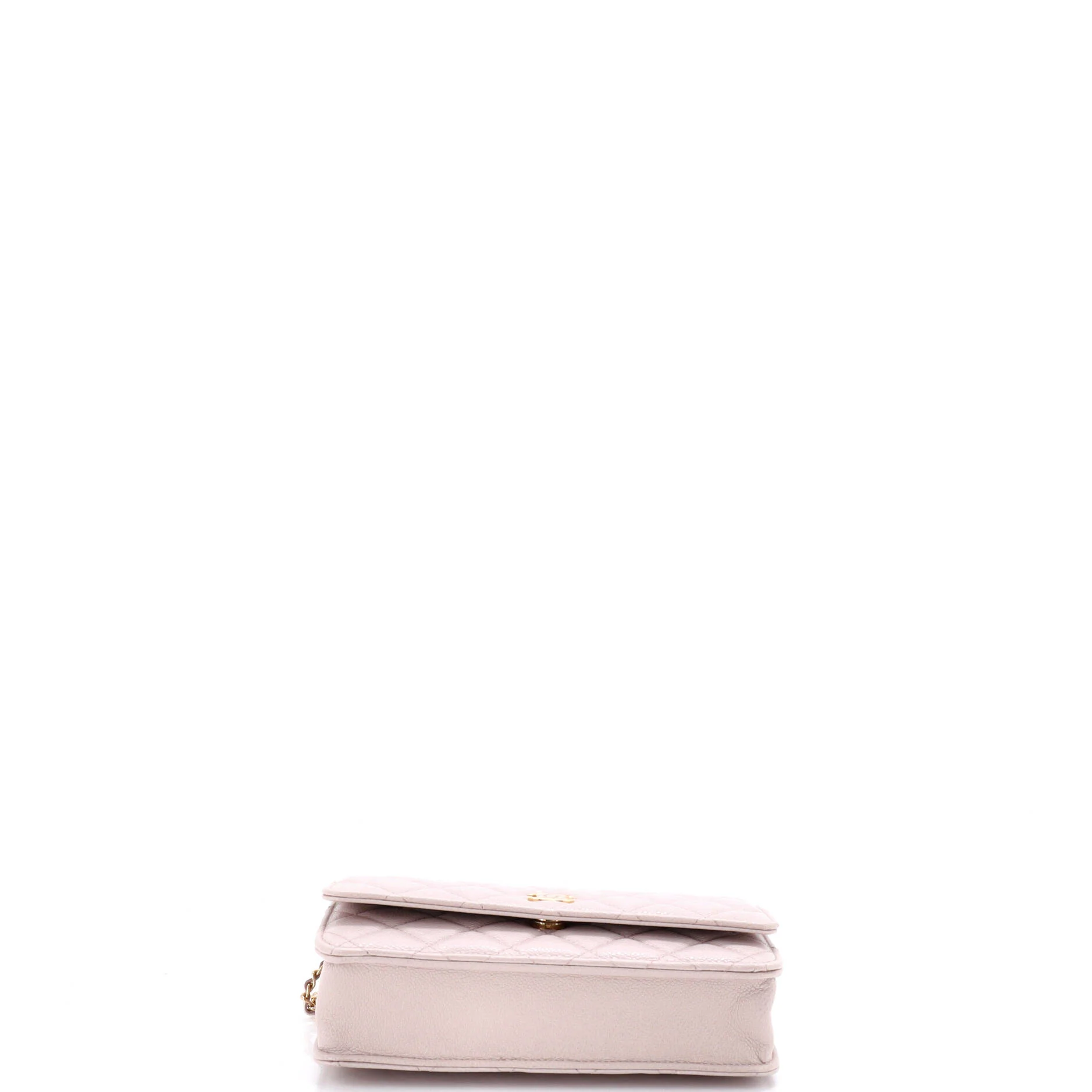 Miss Coco Strap Wallet on Chain Quilted Caviar - Image 4