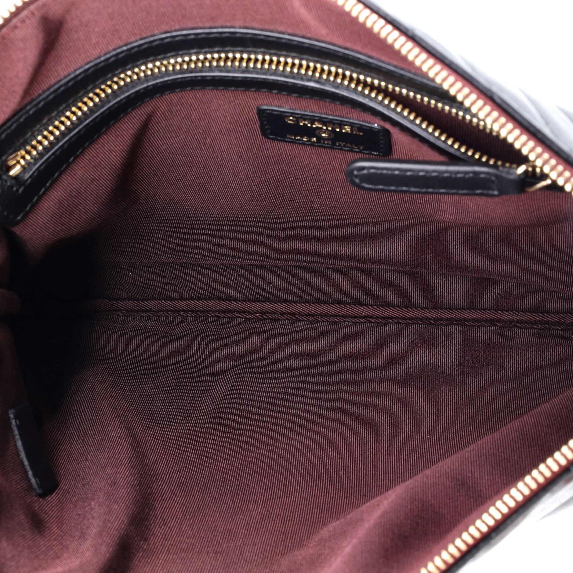O Case Clutch Chevron Calfskin Large - Image 5
