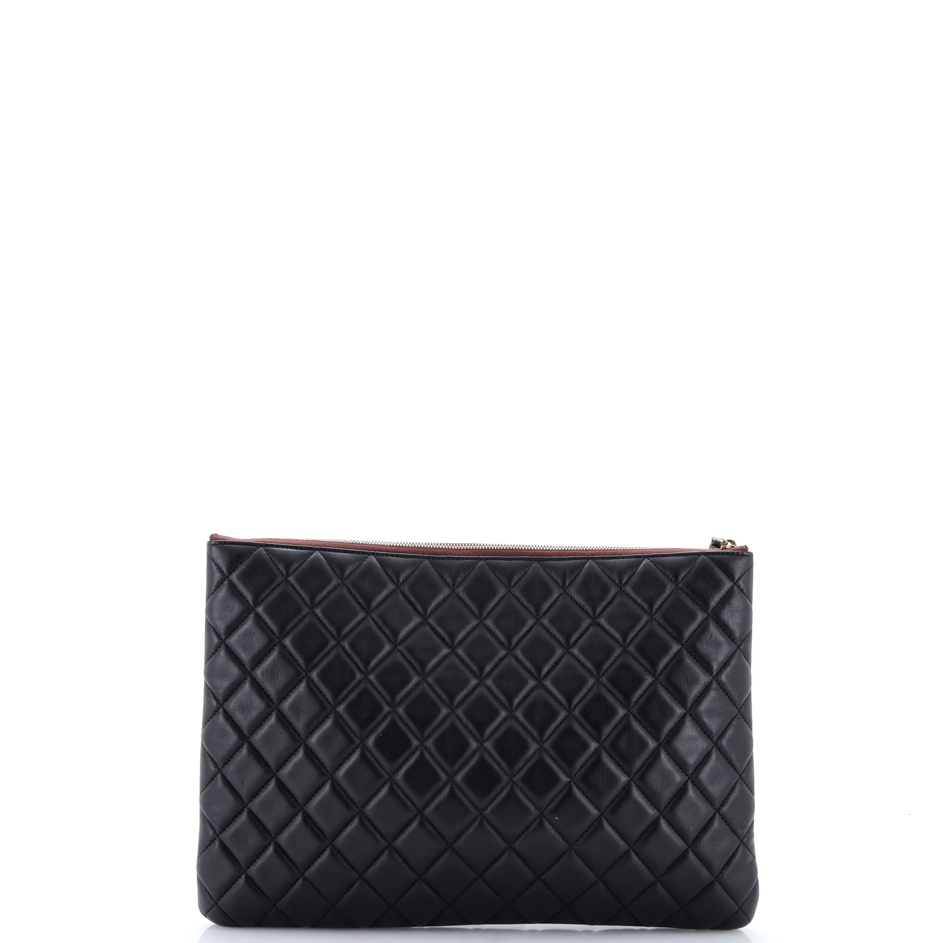 O Case Clutch Quilted Lambskin Large - Image 3