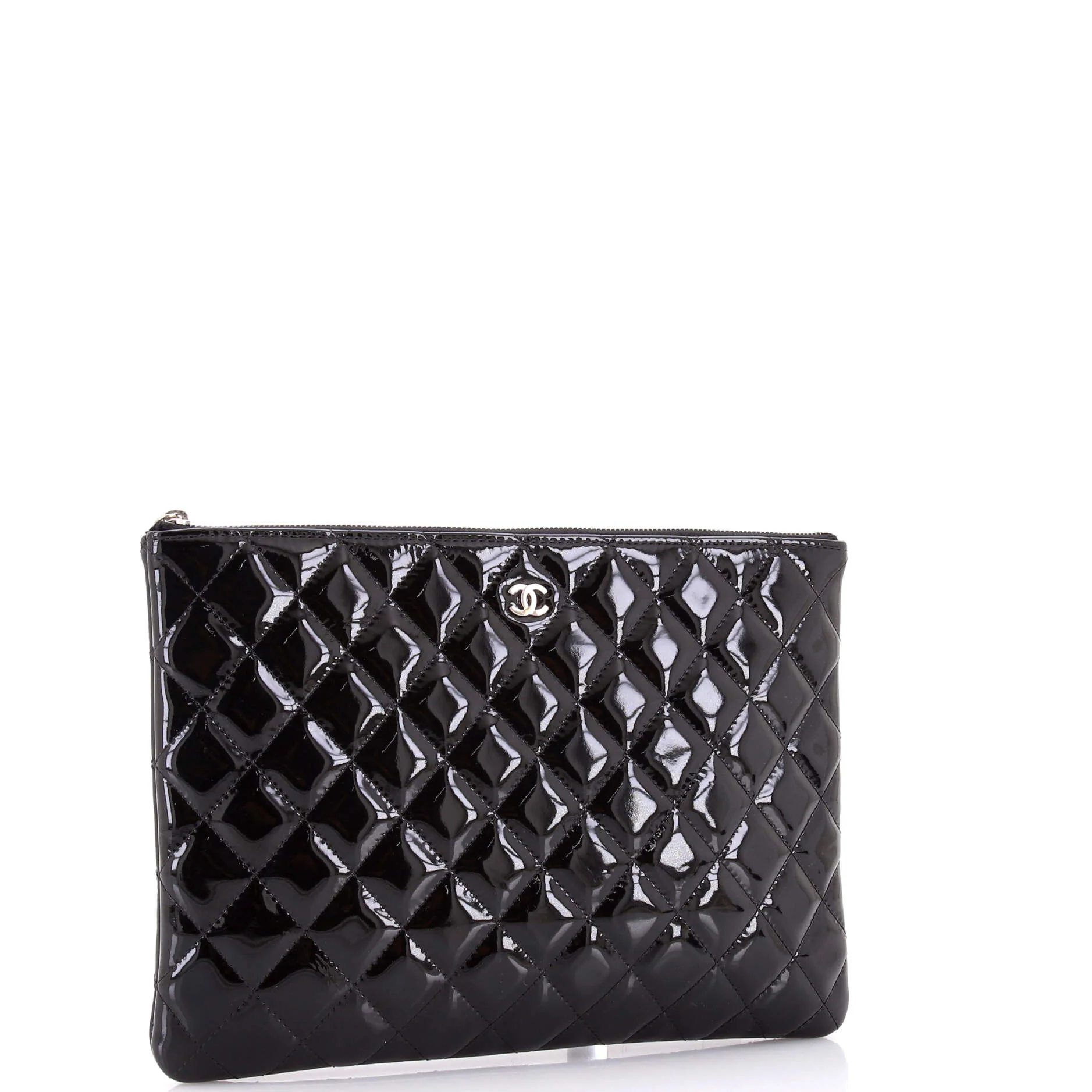 O Case Clutch Quilted Patent Medium - Image 2