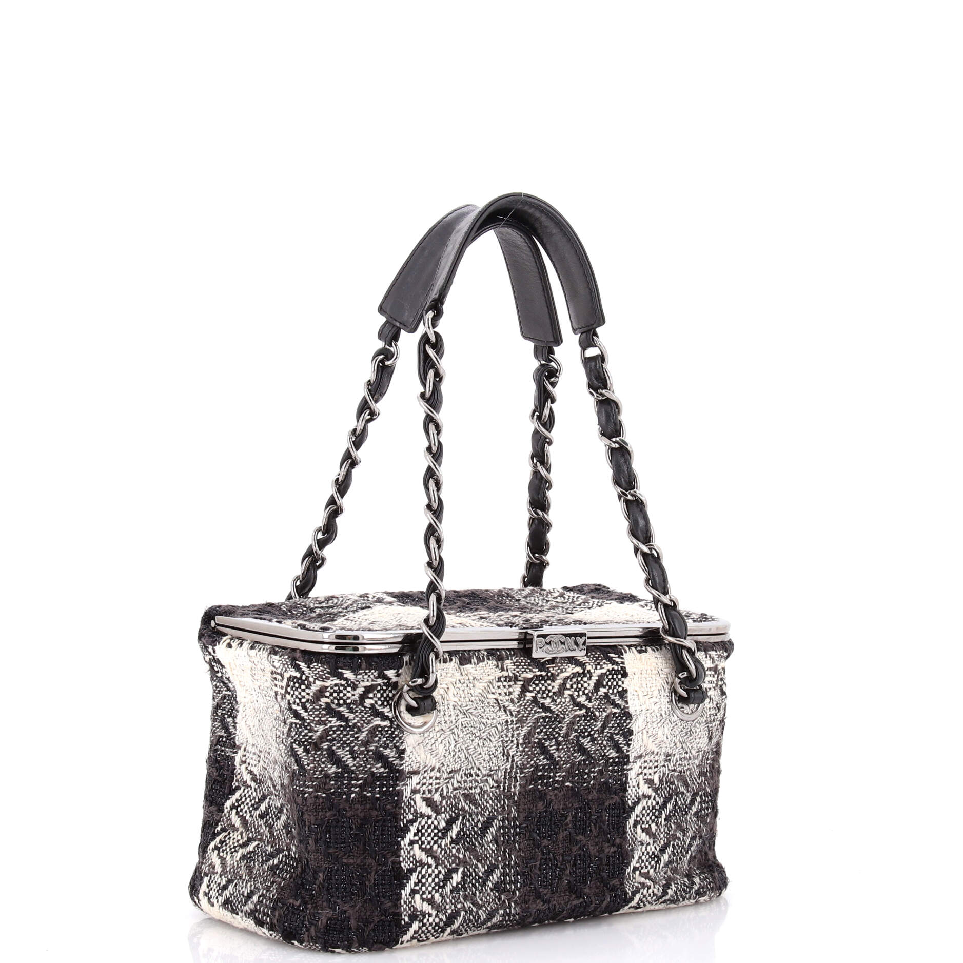 Paris New York Frame Box Bag Tweed - Image 2