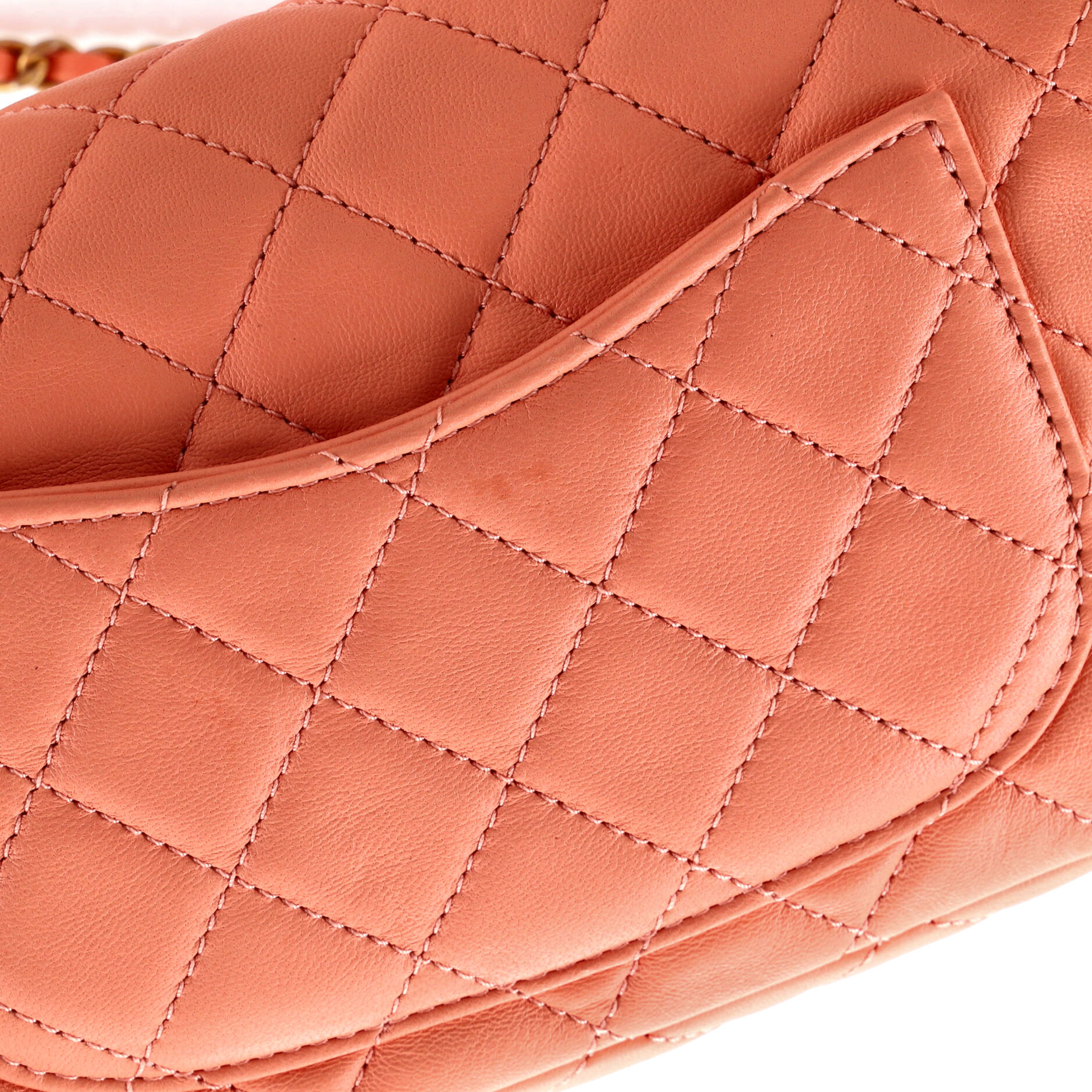 Pearl Crush Flap Bag Quilted Lambskin Mini - Image 7