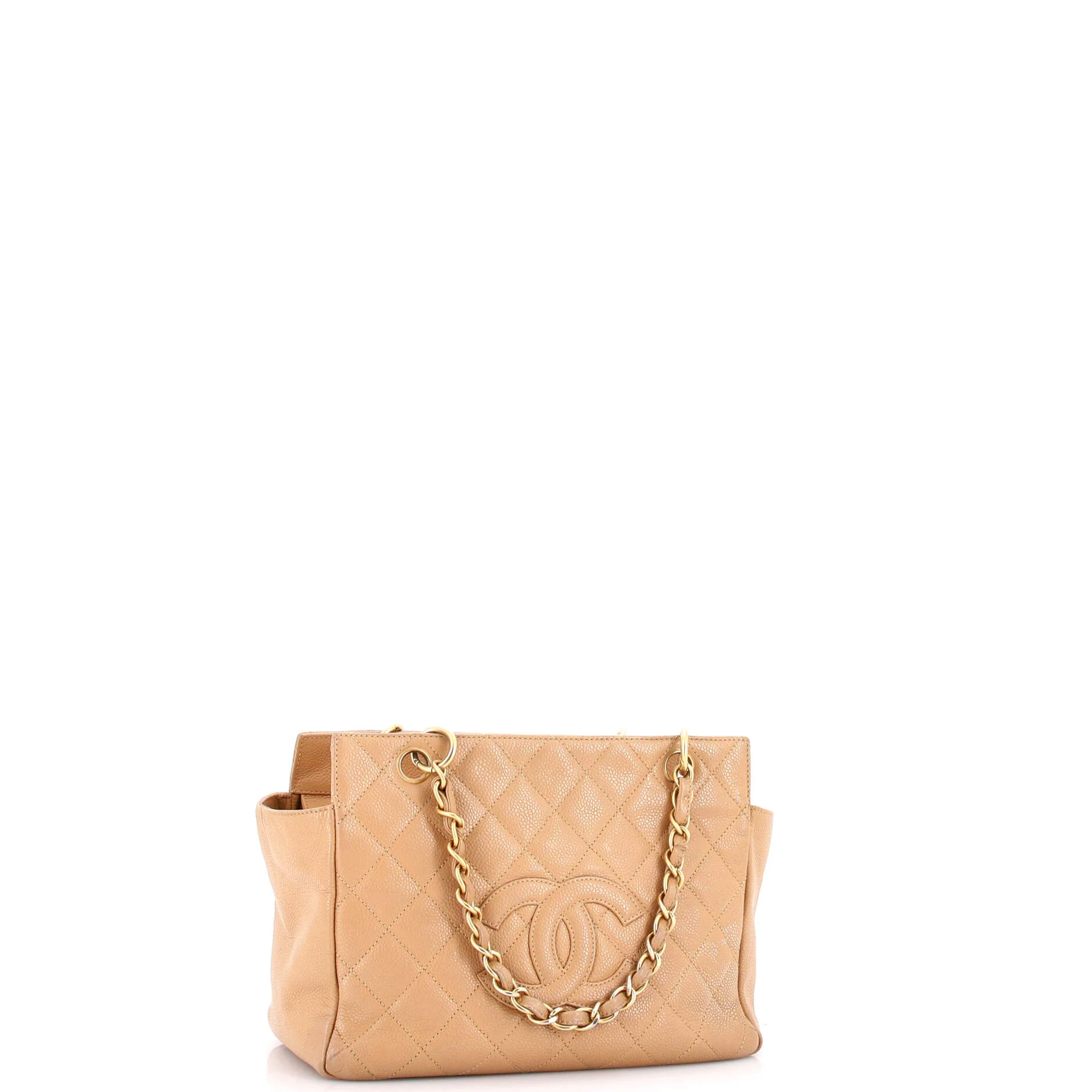 Petite Timeless Tote Quilted Caviar - Image 2