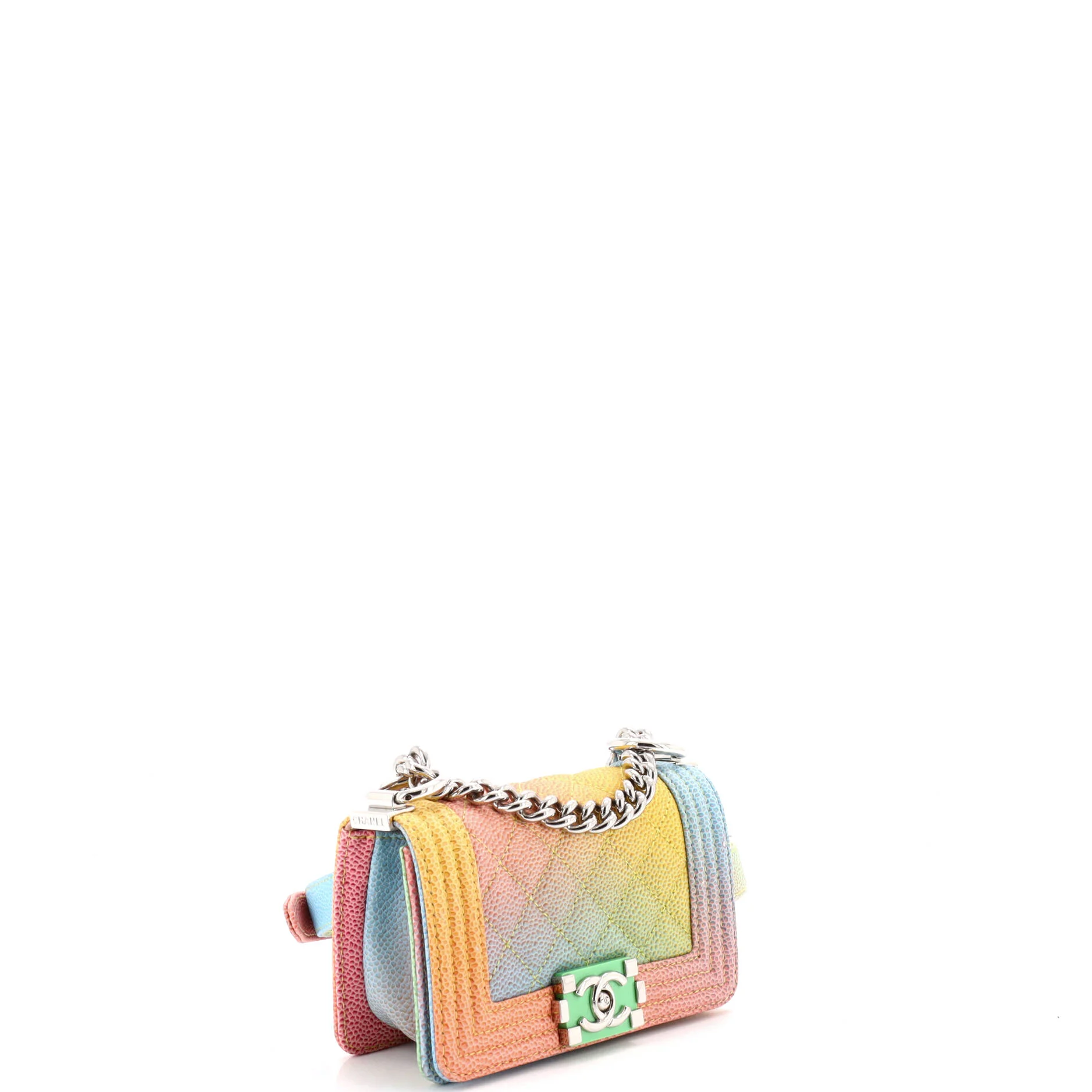 Rainbow Boy Flap Bag Quilted Painted Caviar Mini - Image 3