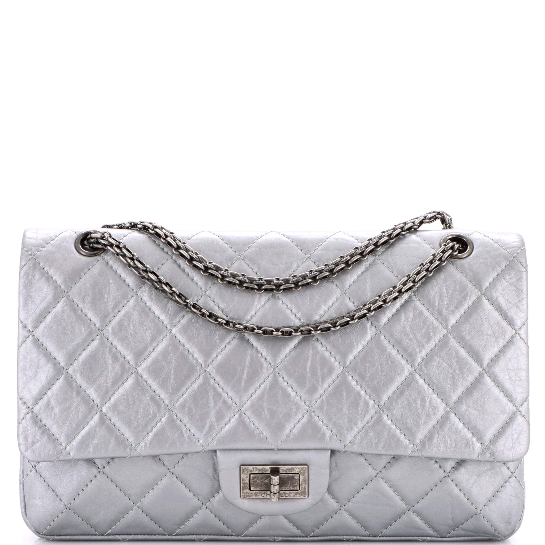 Reissue 2.55 Flap Bag Quilted Aged Calfskin 227