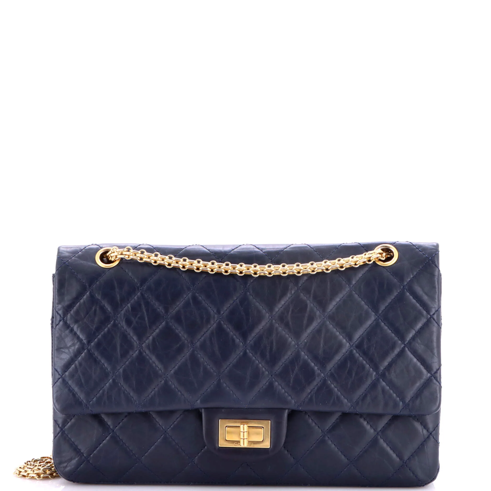 Reissue 2.55 Flap Bag Quilted Aged Calfskin 227
