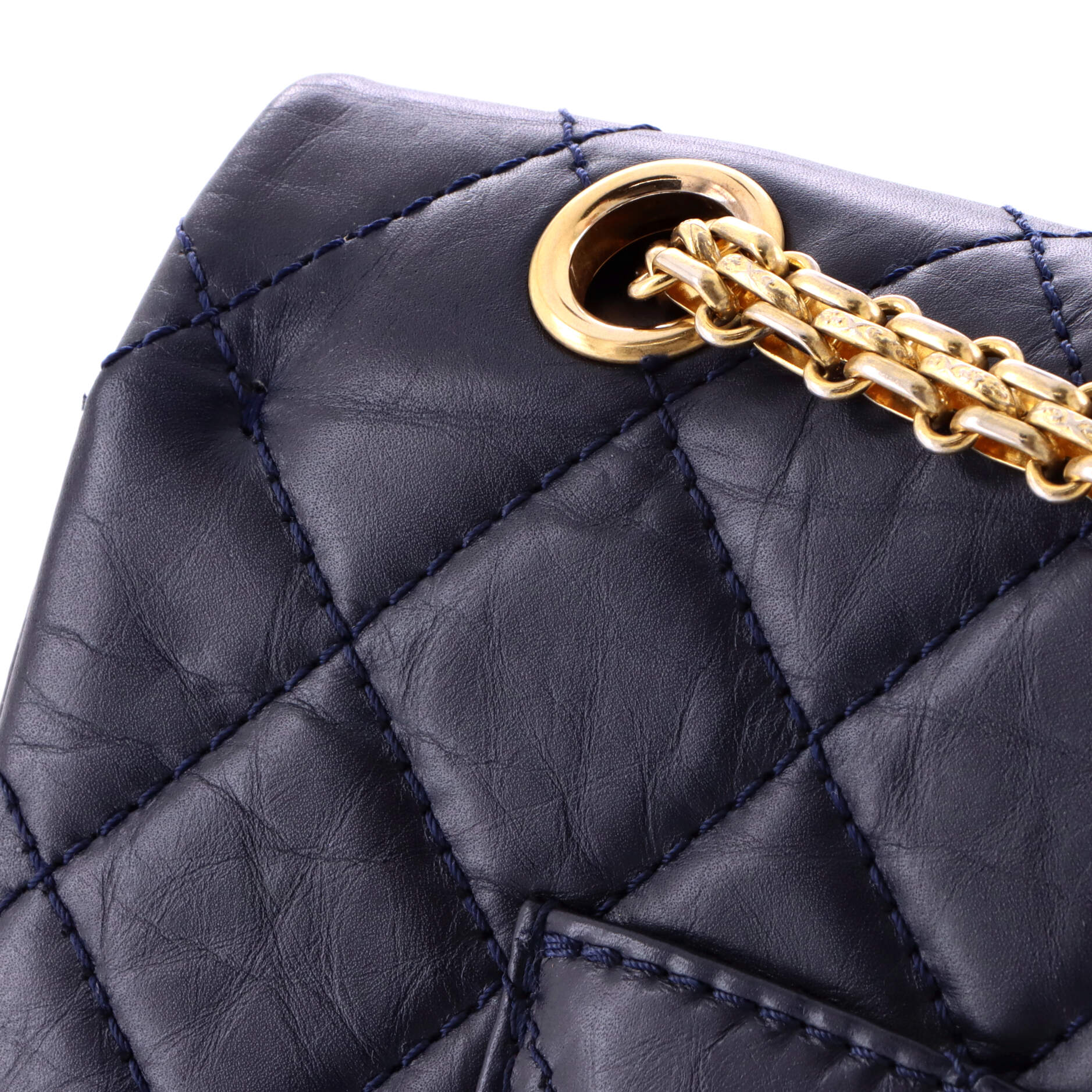 Reissue 2.55 Flap Bag Quilted Aged Calfskin 227 - Image 7