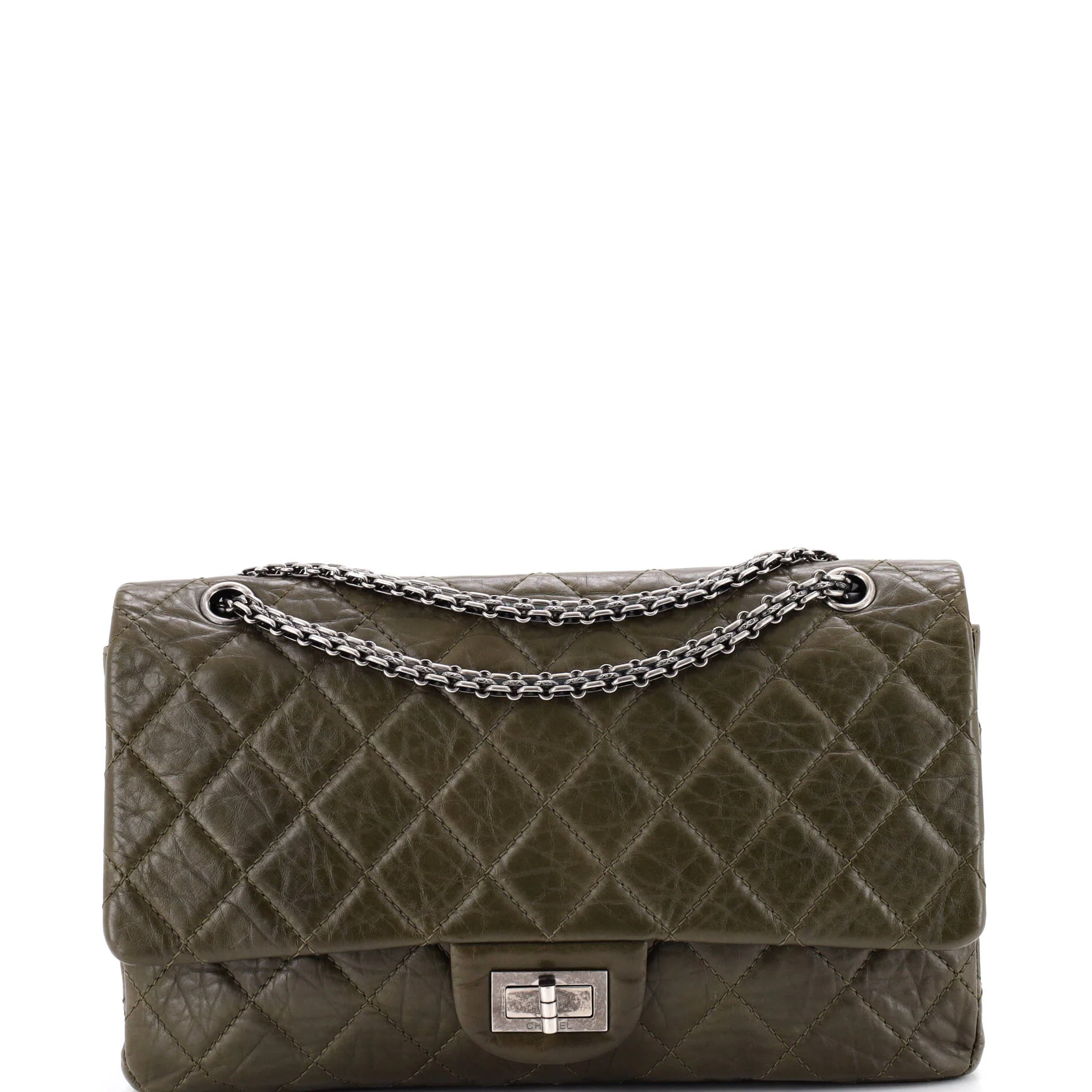 Reissue 2.55 Flap Bag Quilted Aged Calfskin 227
