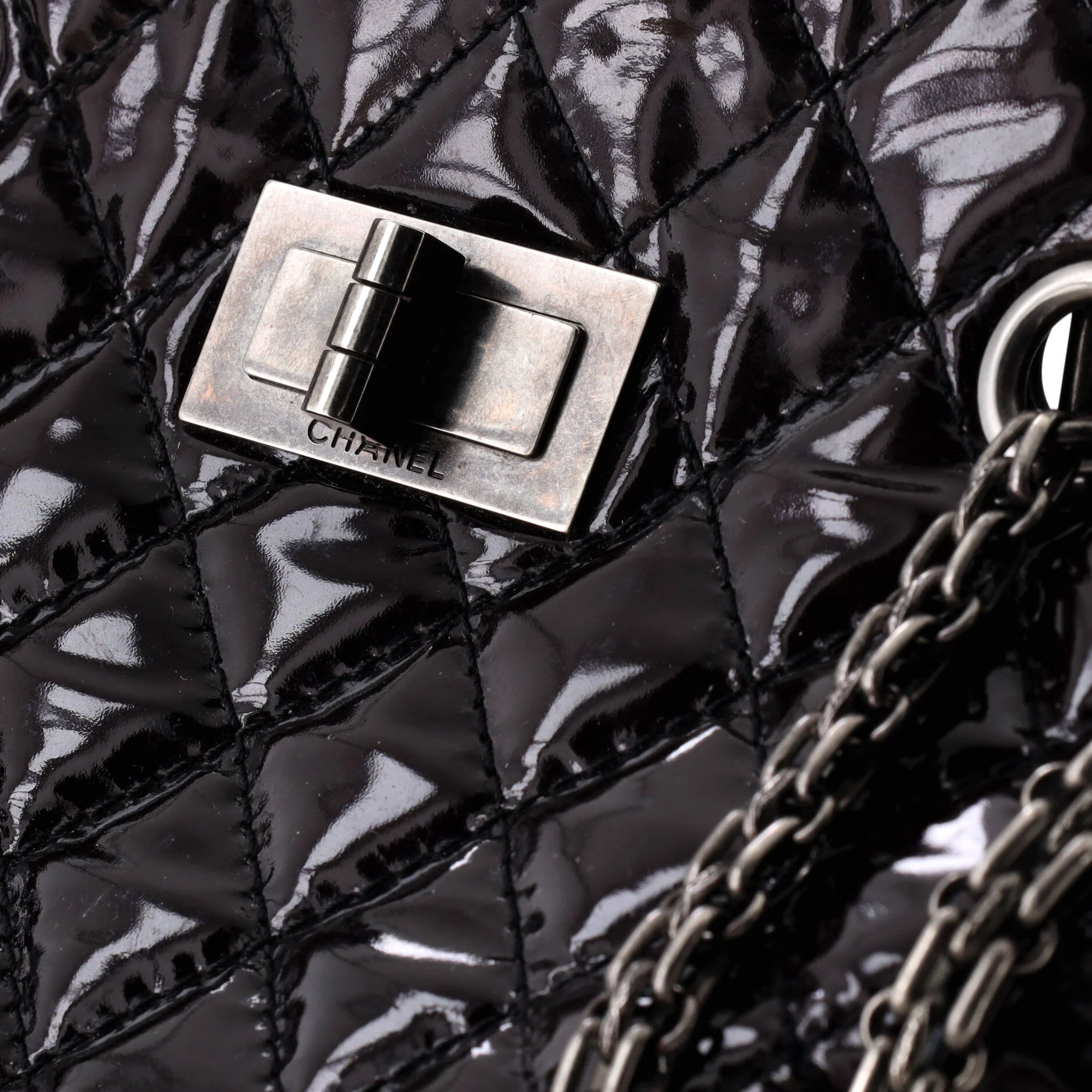 Reissue Tote Quilted Patent Tall - Image 6