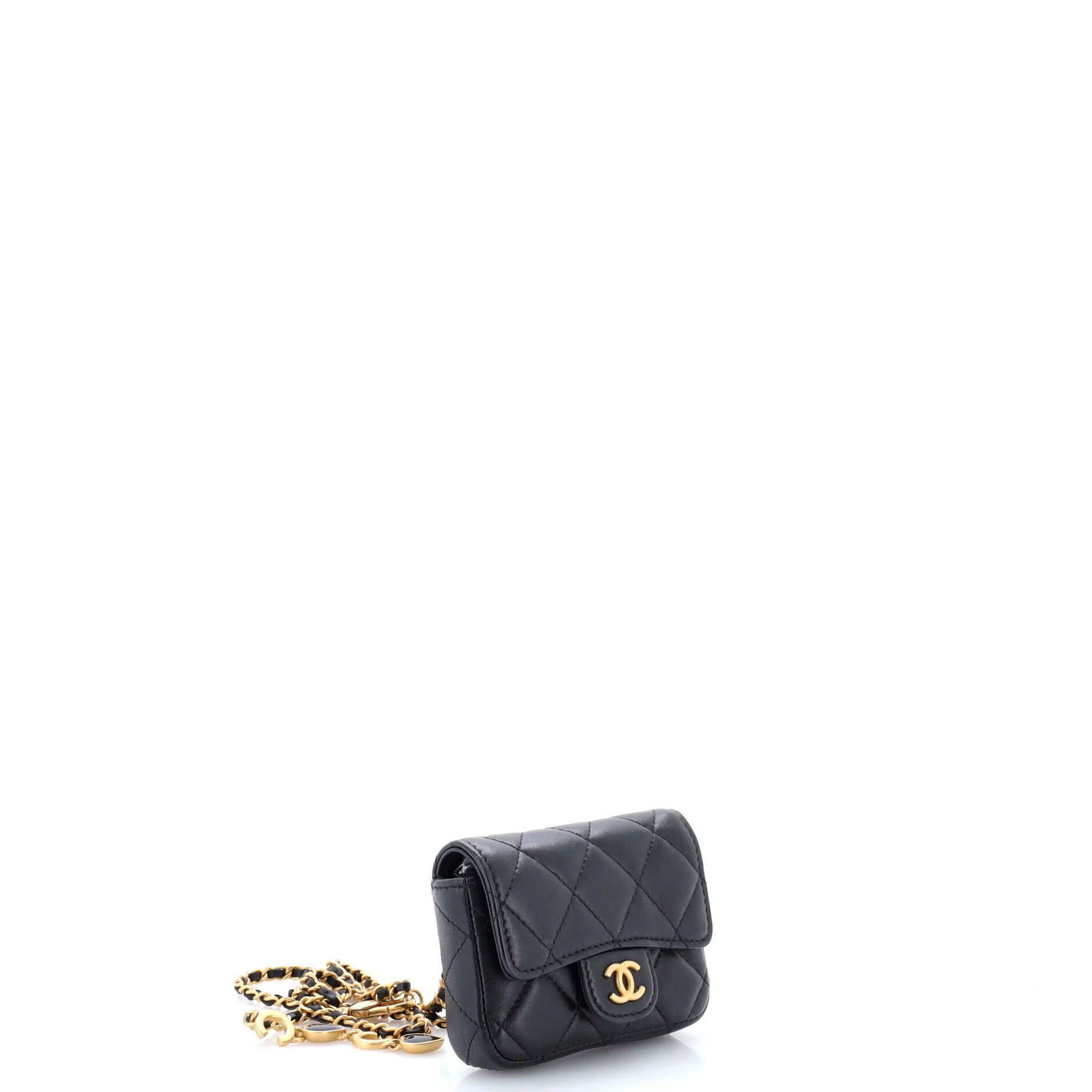 Coco de Toi Heart Belt Bag Quilted Lambskin Mini - Image 2