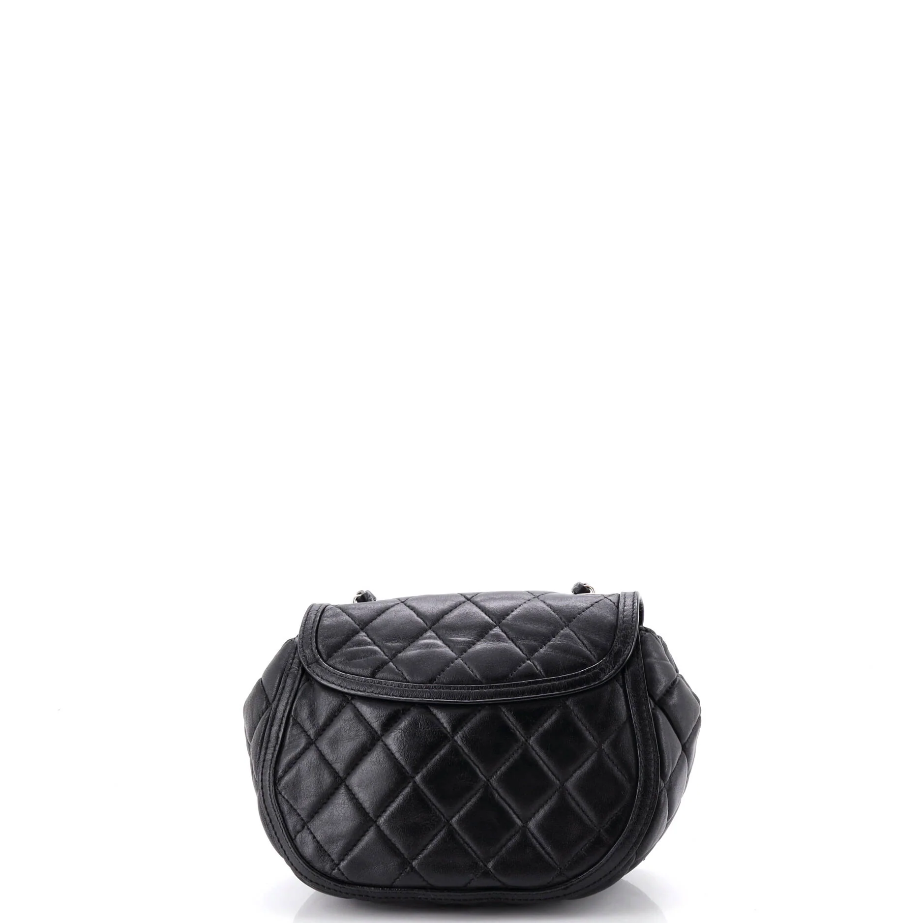 Saddle Bag Quilted Calfskin Small - Image 3