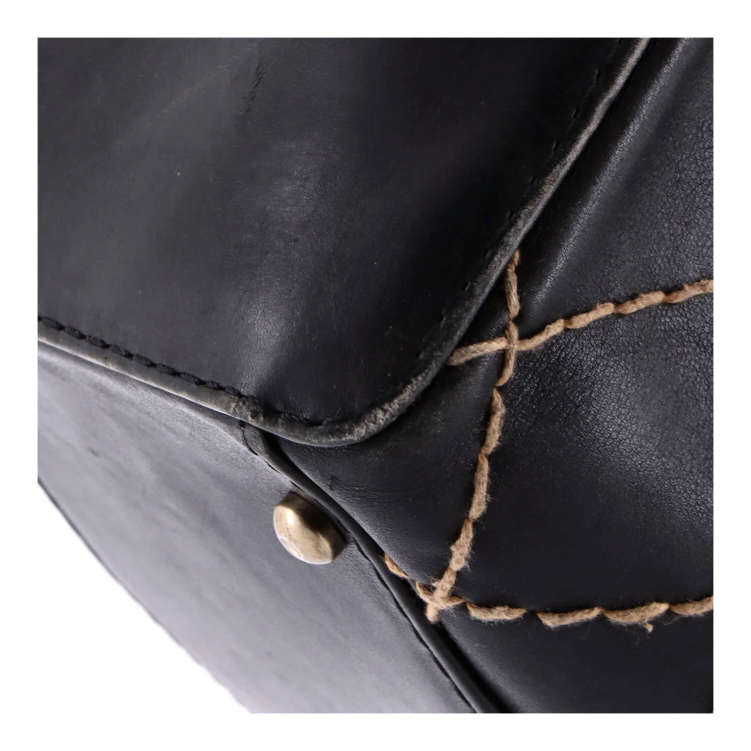 Surpique Boston Bag Quilted Leather Large - Image 6