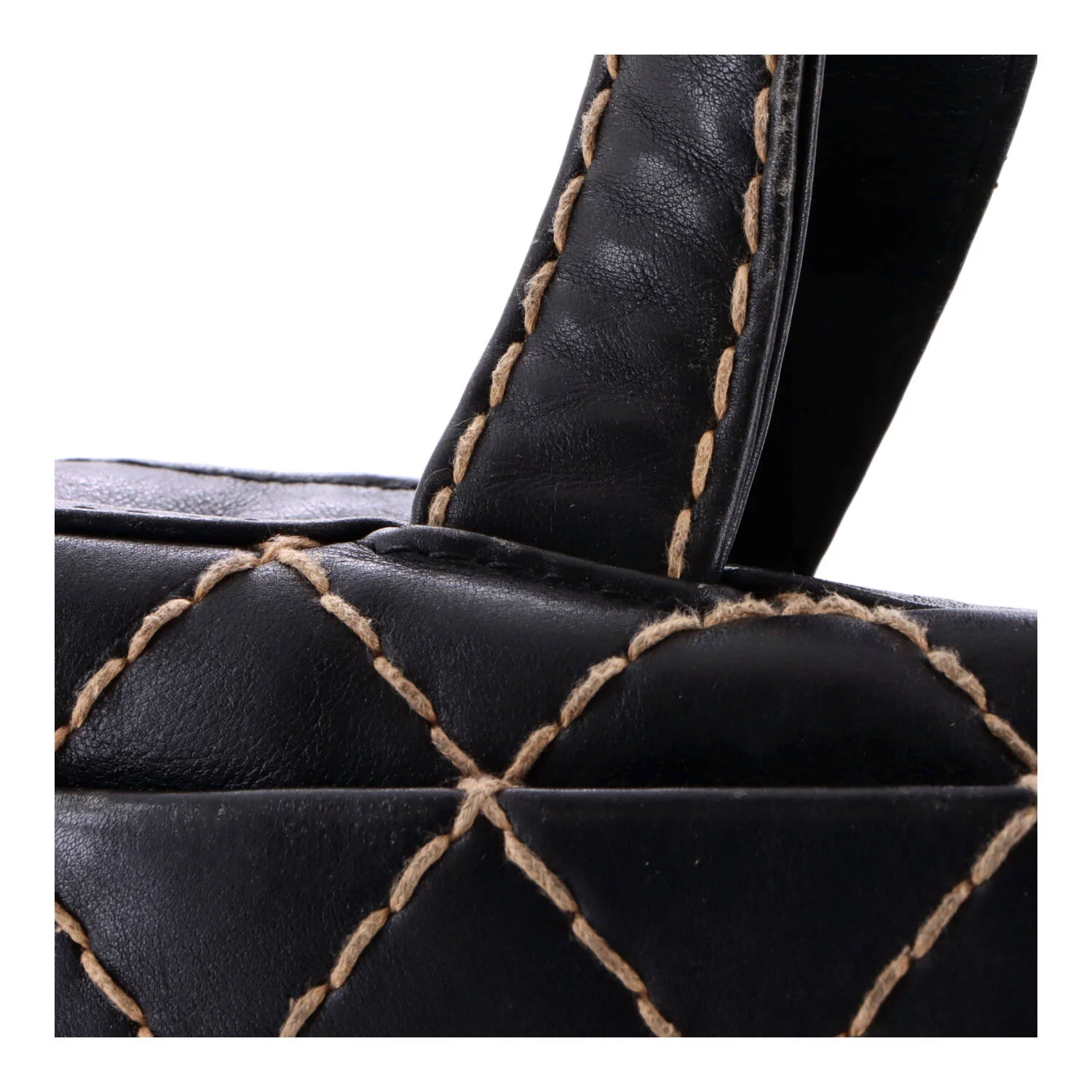 Surpique Boston Bag Quilted Leather Large - Image 7