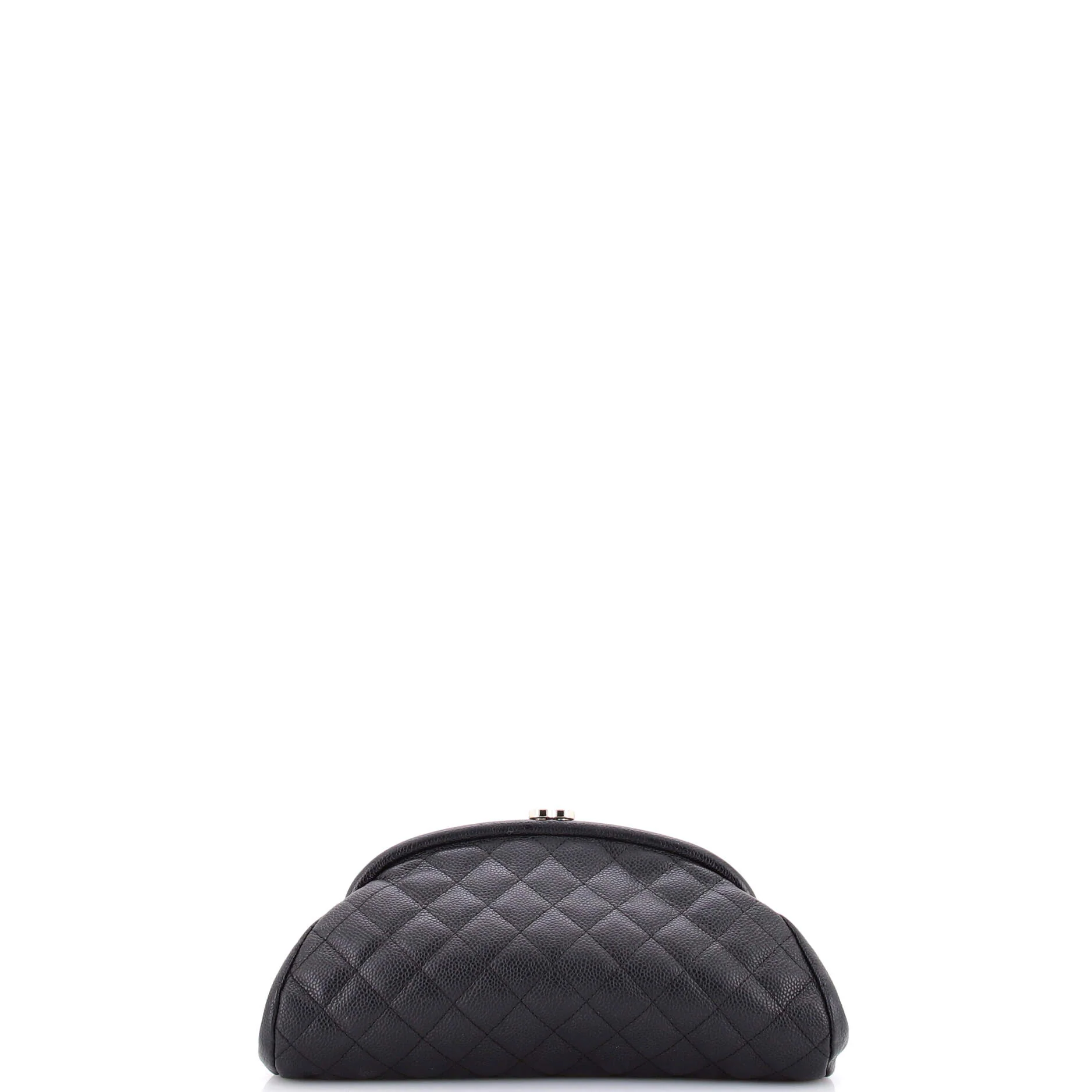 Timeless Clutch Quilted Caviar - Image 3