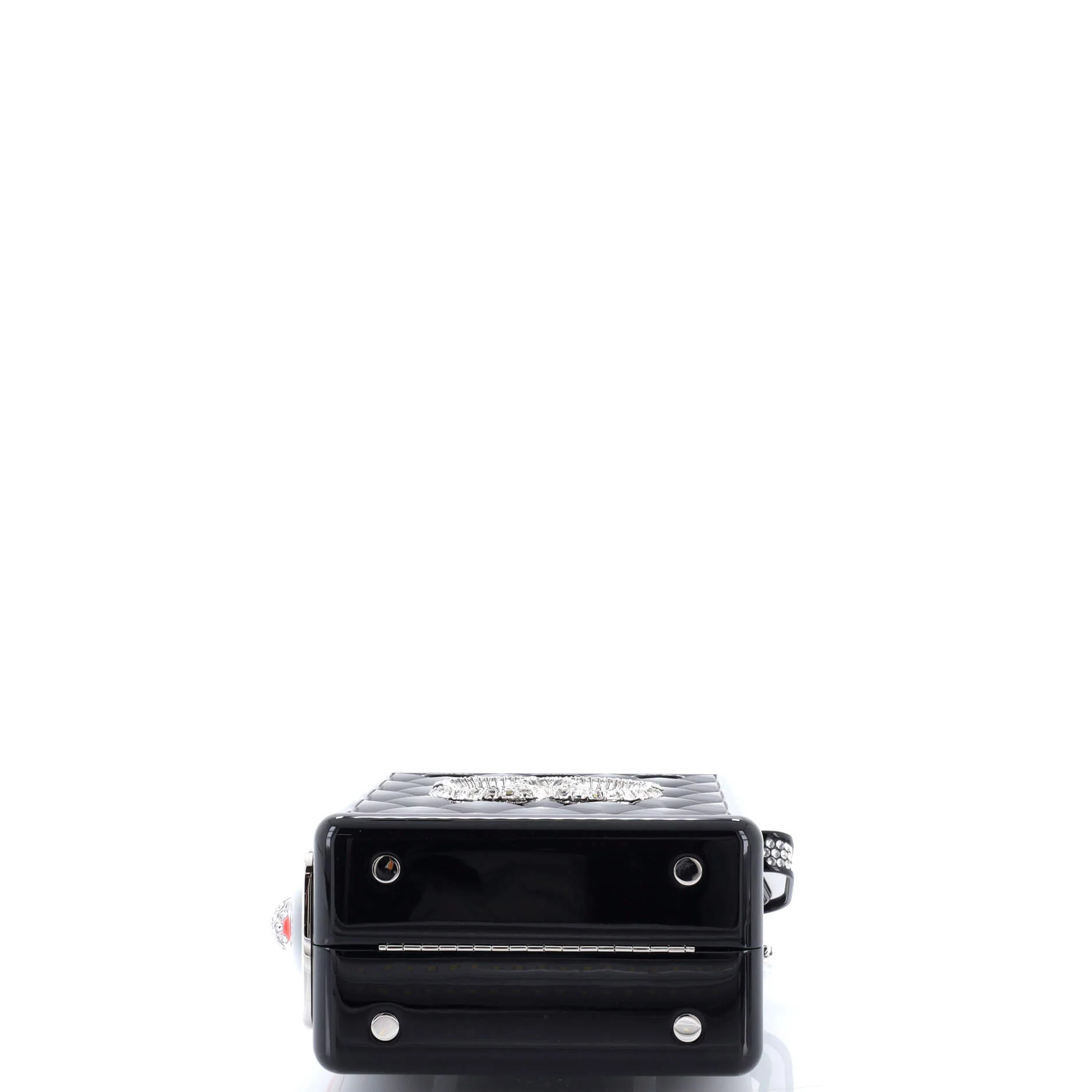 Traffic Light Minaudiere Resin with Metal and Crystals - Image 5