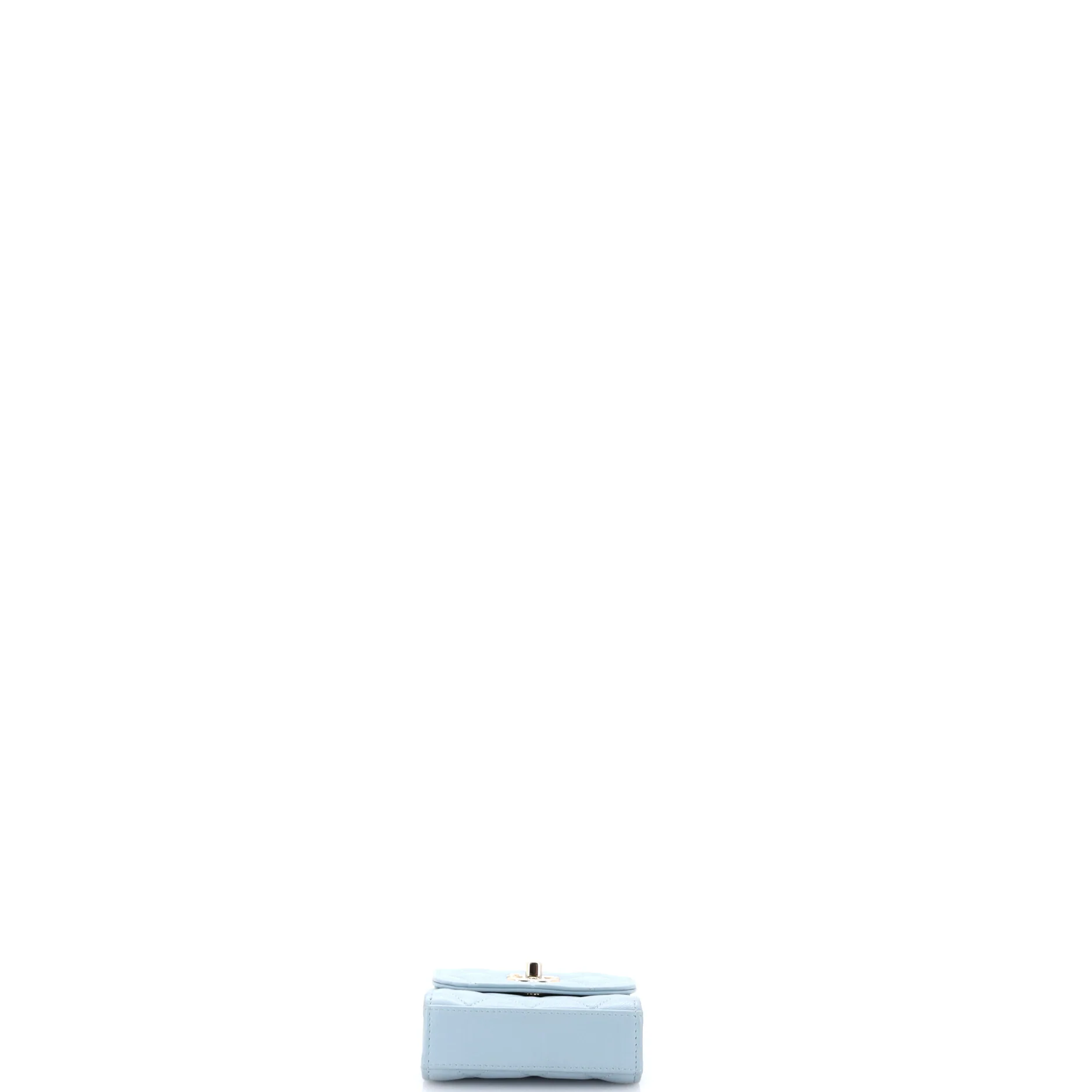 Trendy CC Clutch with Chain Quilted Lambskin Small - Image 4