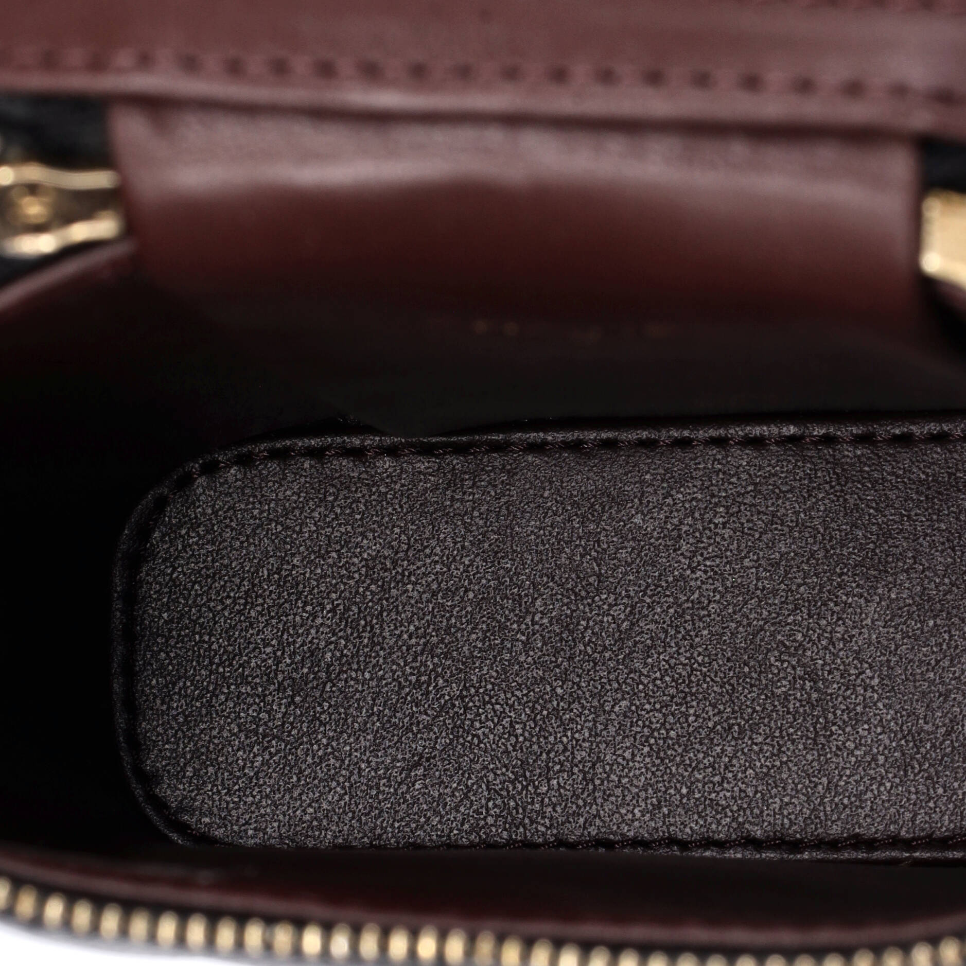Vertical Classic Vanity Case with Chain Quilted Caviar Small - Image 6