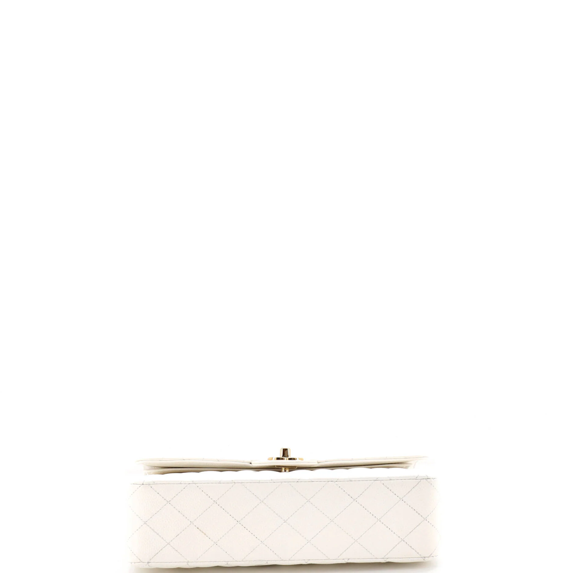 Vintage Classic Double Flap Bag Quilted Caviar Medium - Image 4