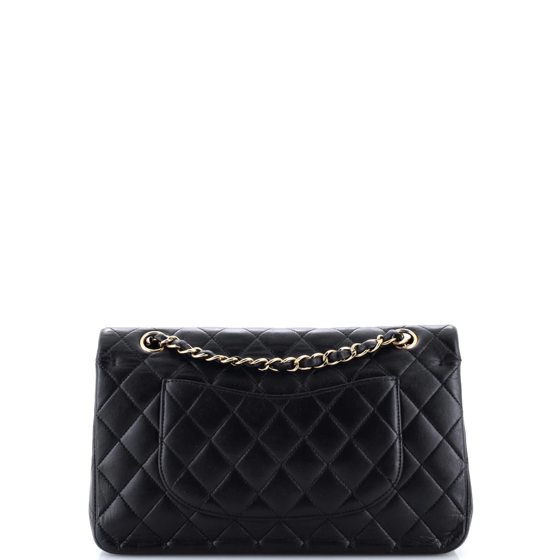 Vintage Classic Double Flap Bag Quilted Lambskin Medium - Image 3