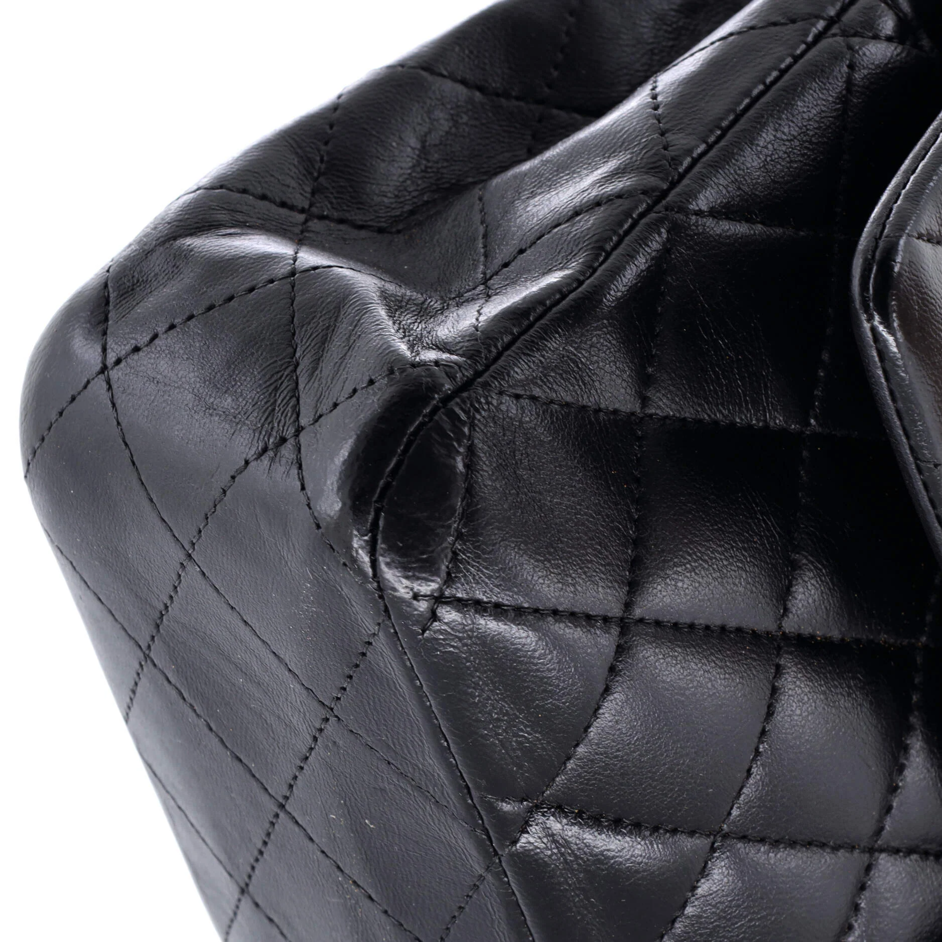 Vintage Classic Double Flap Bag Quilted Lambskin Medium - Image 6