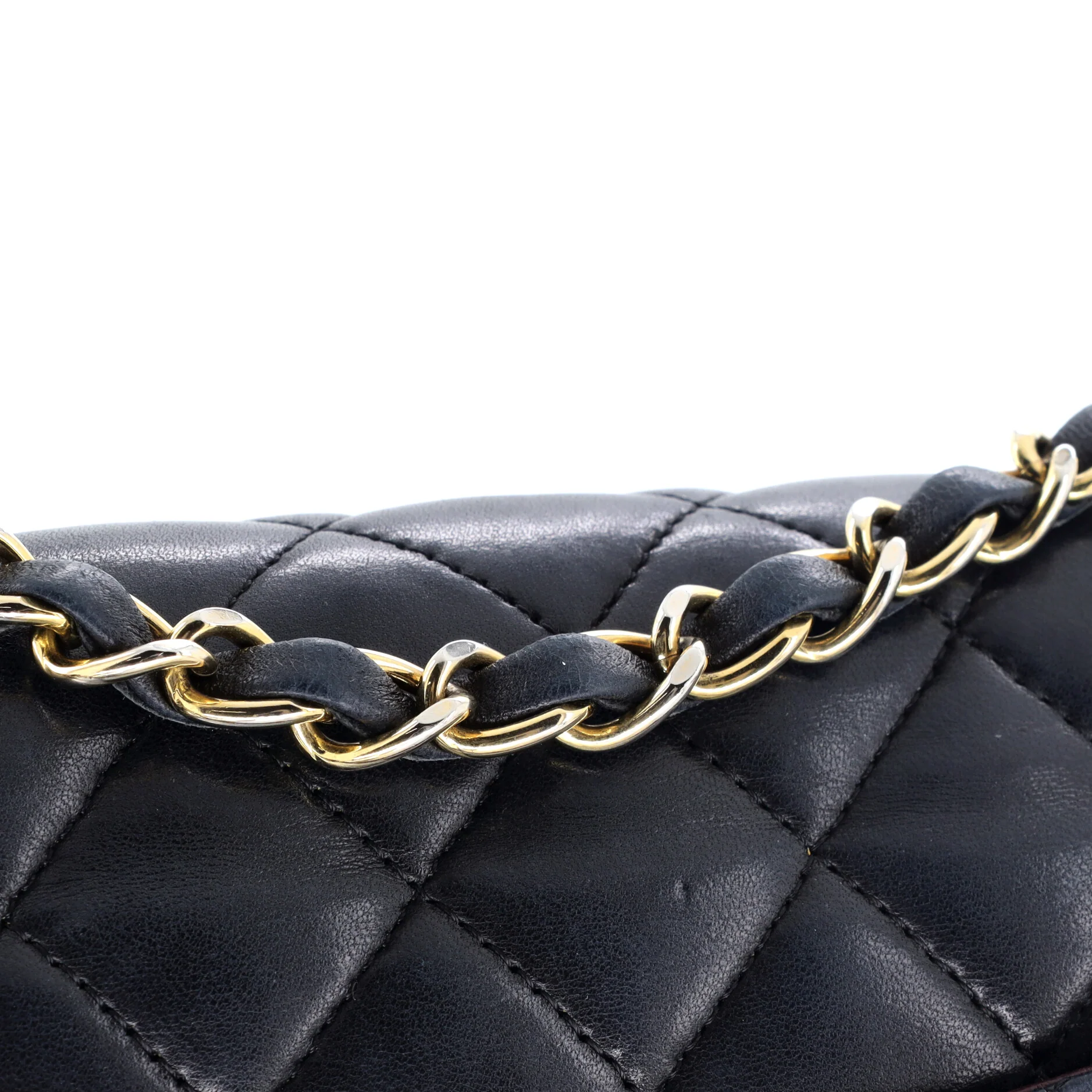 Vintage Classic Double Flap Bag Quilted Lambskin Small - Image 6
