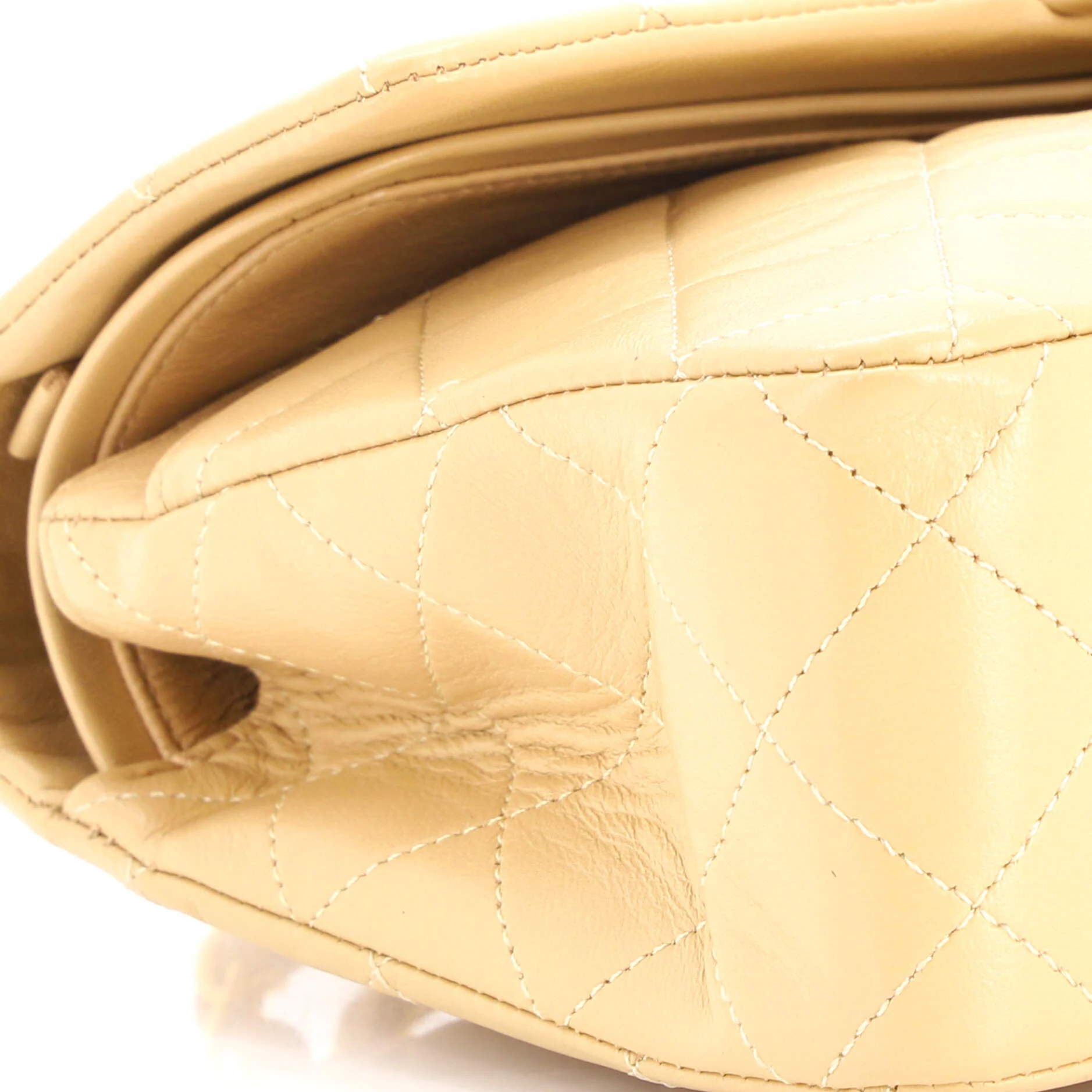 Vintage Classic Double Flap Bag Quilted Lambskin Small - Image 6