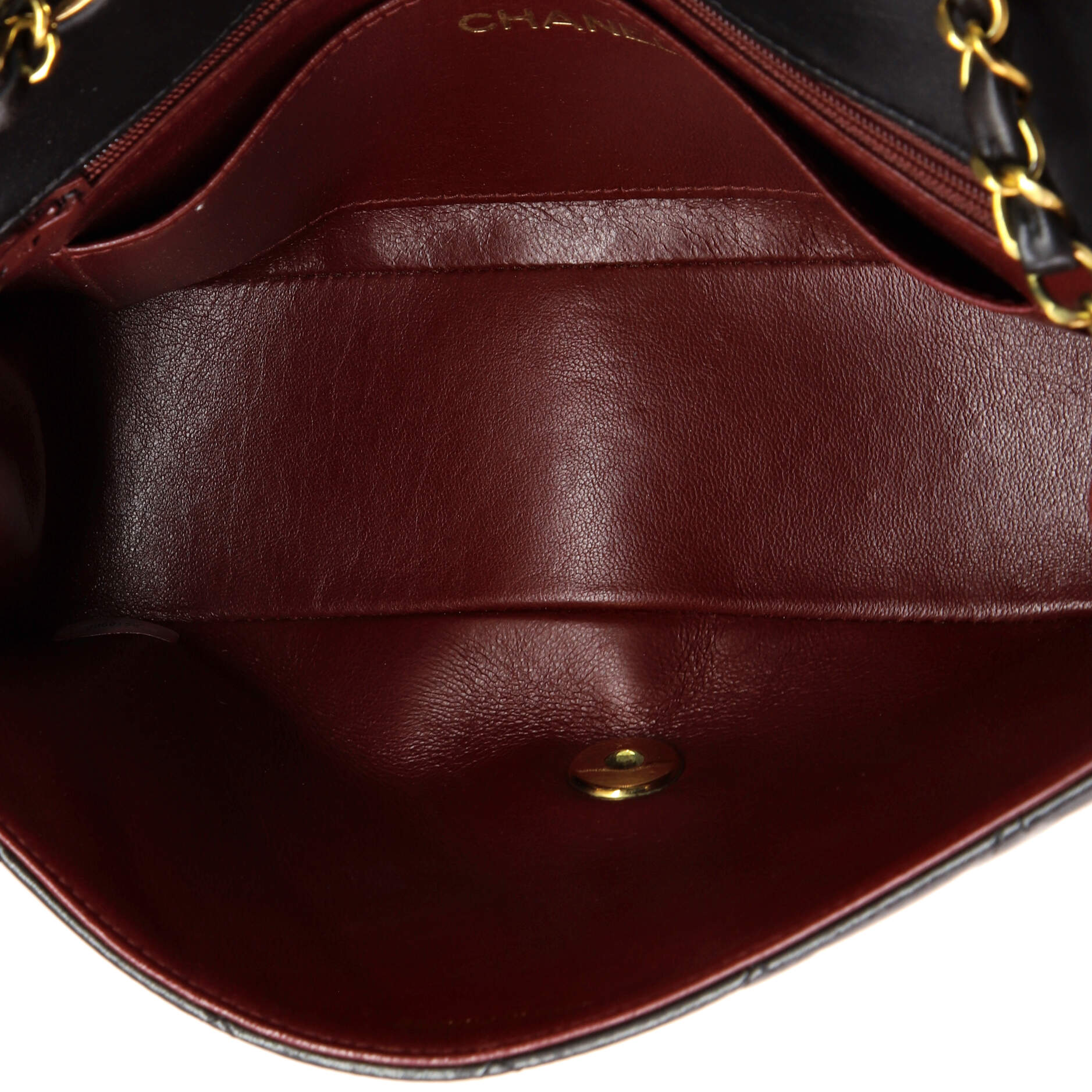 Vintage Diana Flap Bag Quilted Lambskin Small - Image 5