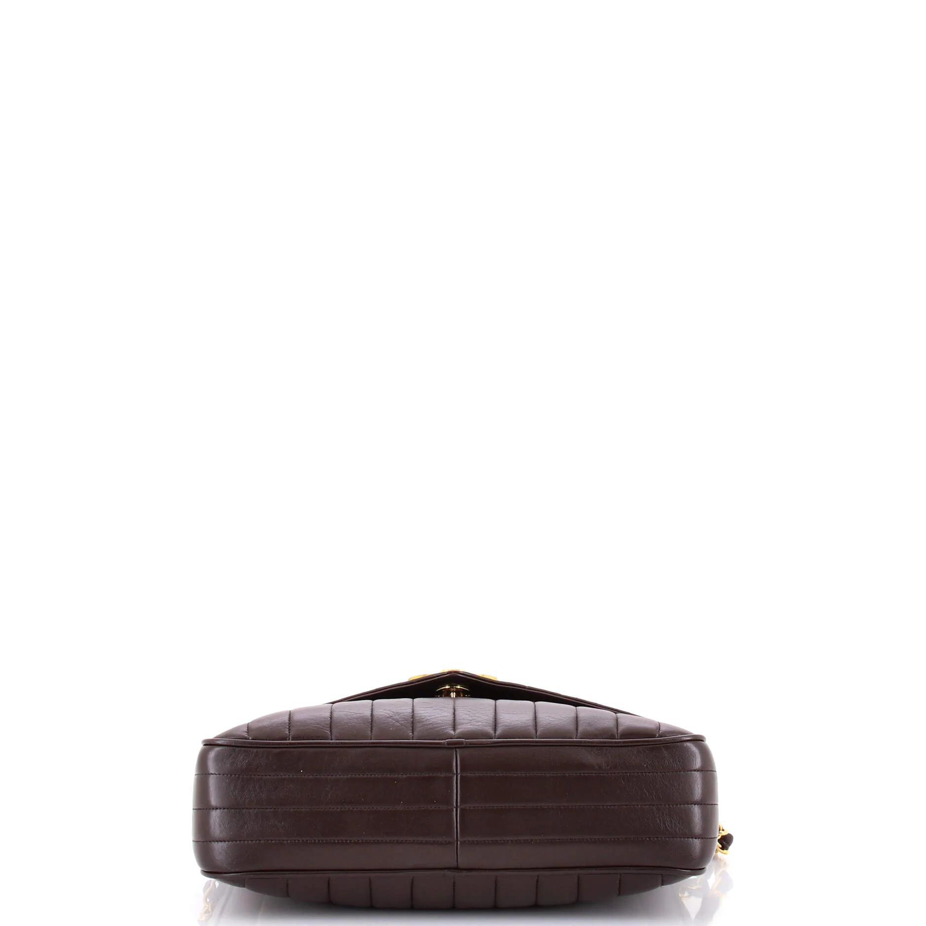 Vintage Front Pocket Camera Bag Vertical Quilt Lambskin Large - Image 4