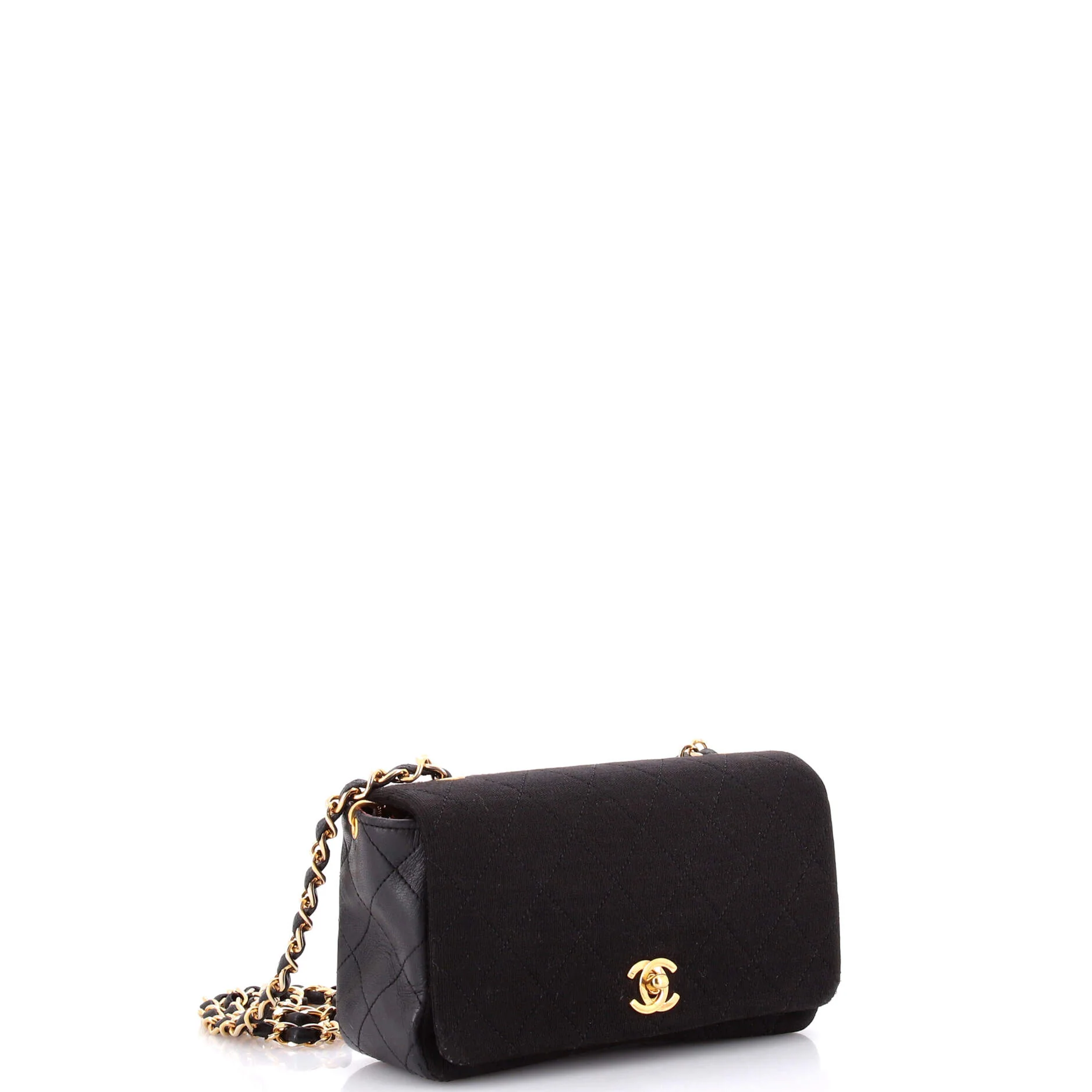 Vintage Full Flap Bag Quilted Jersey Mini - Image 2