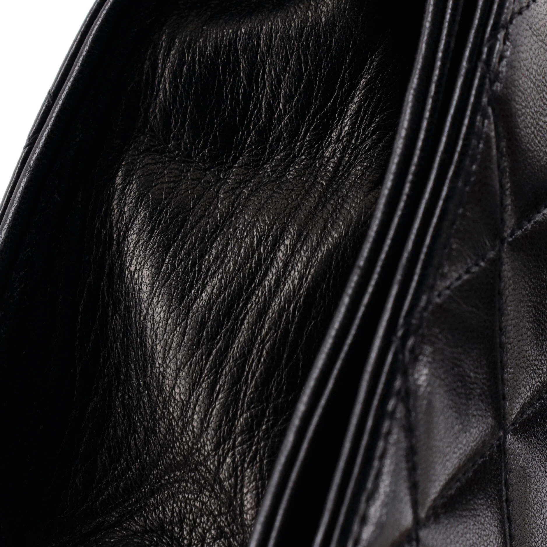 Vintage Full Flap Bag Quilted Lambskin Mini - Image 7