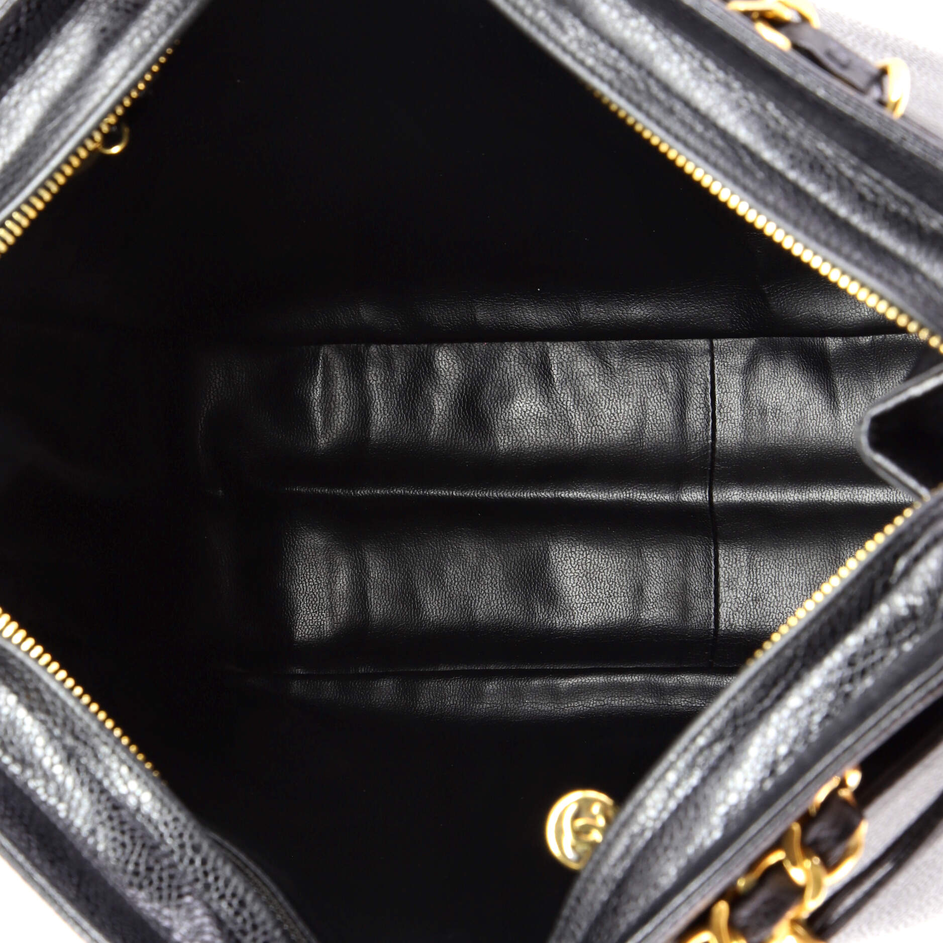 Vintage Metal CC Shoulder Bag Caviar Small - Image 5