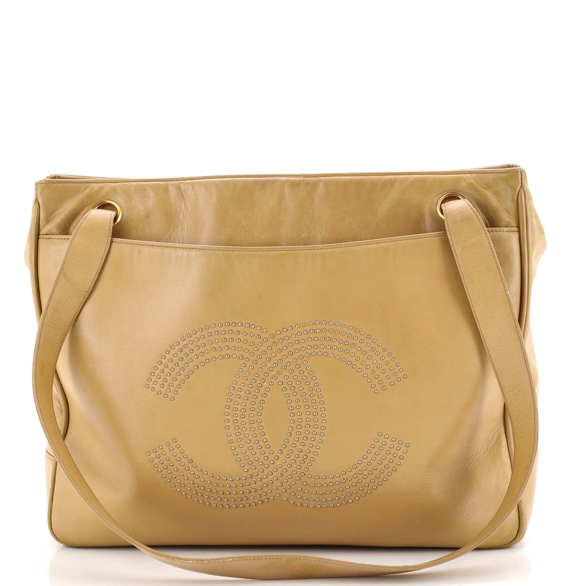 Vintage Timeless Tote Studded Lambskin Medium