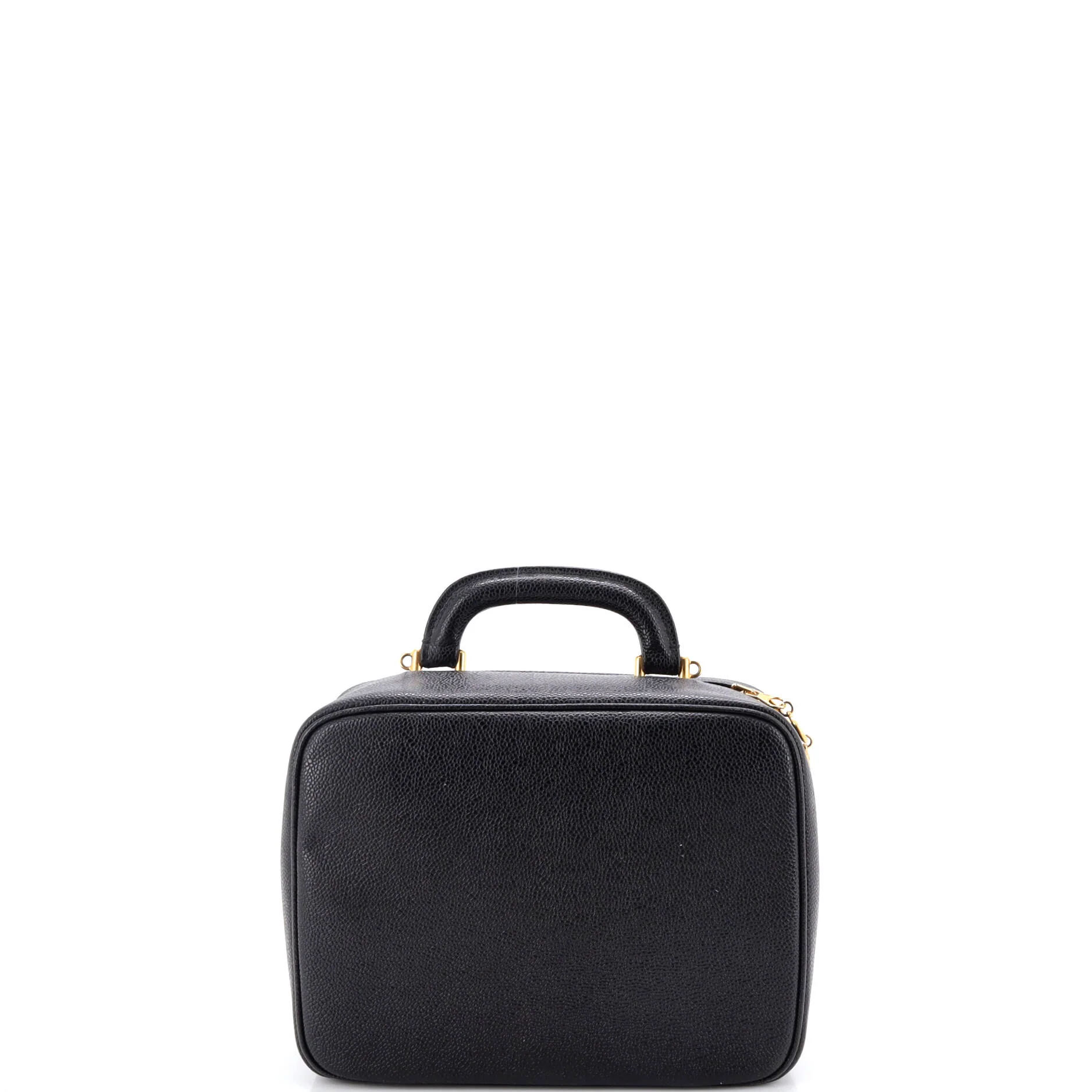 Vintage Timeless Zip Around Vanity Case Caviar Medium - Image 4