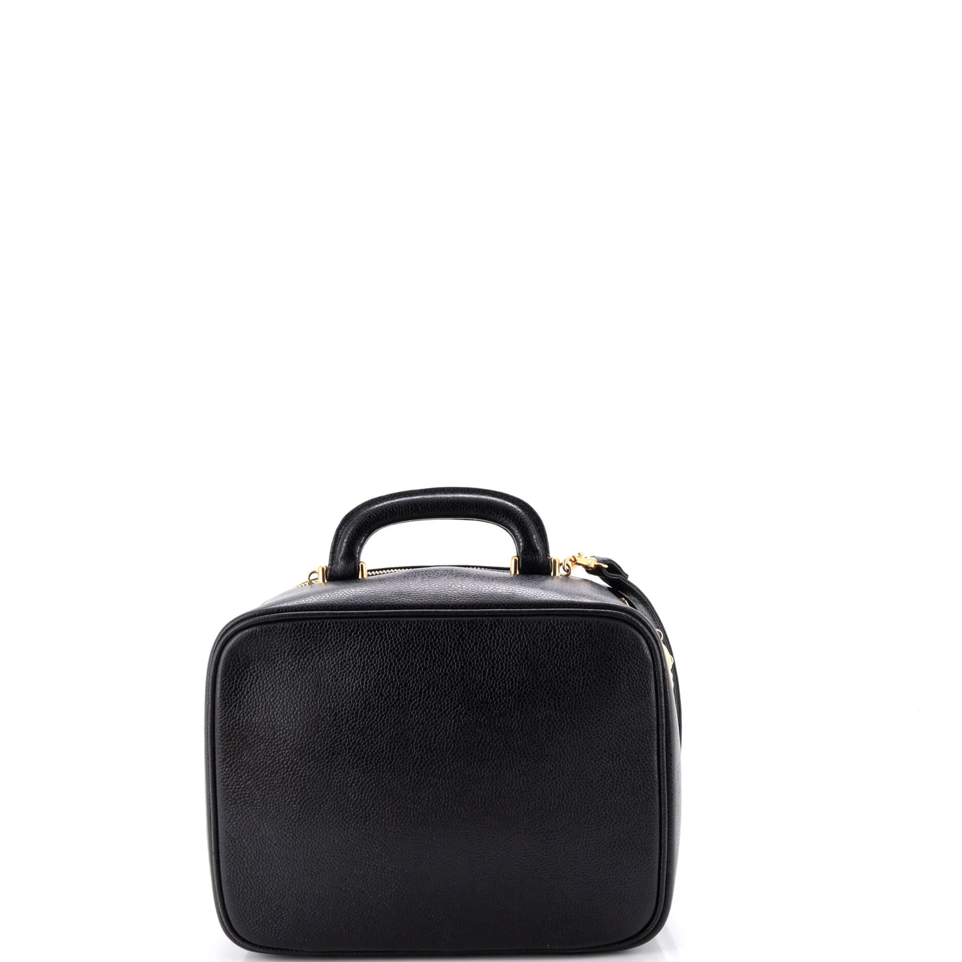 Vintage Timeless Zip Around Vanity Case Caviar Small - Image 3