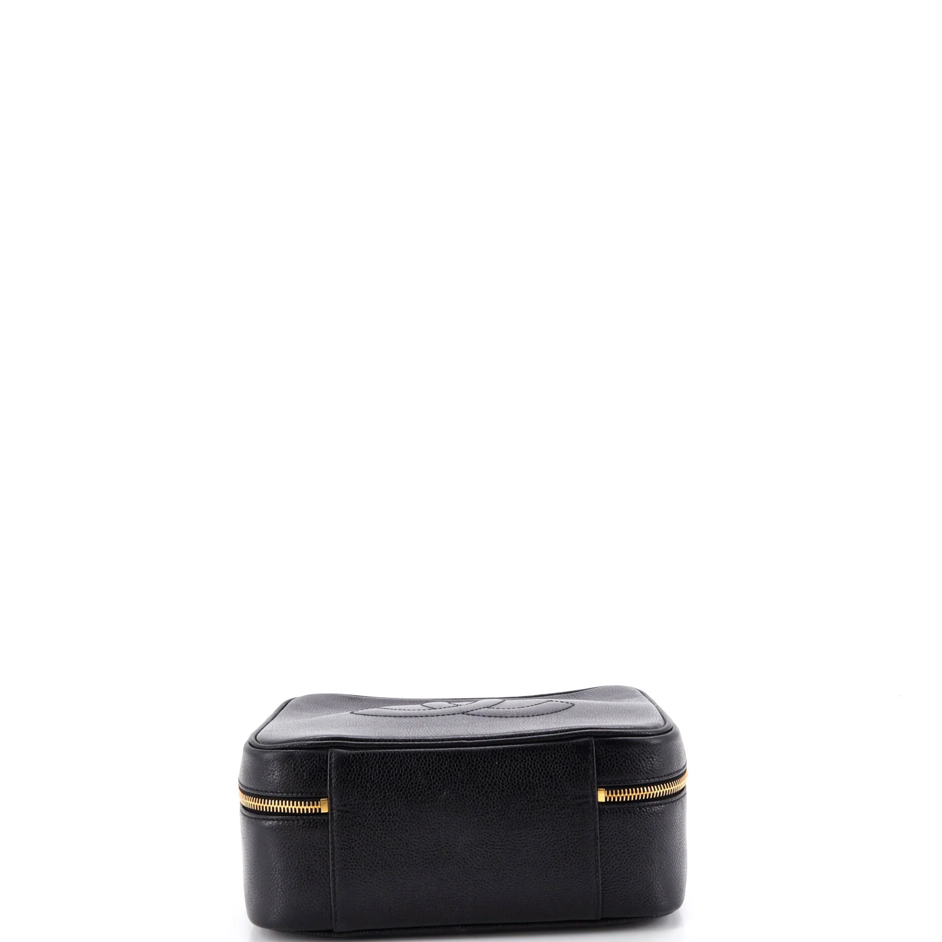 Vintage Timeless Zip Around Vanity Case Caviar Small - Image 4