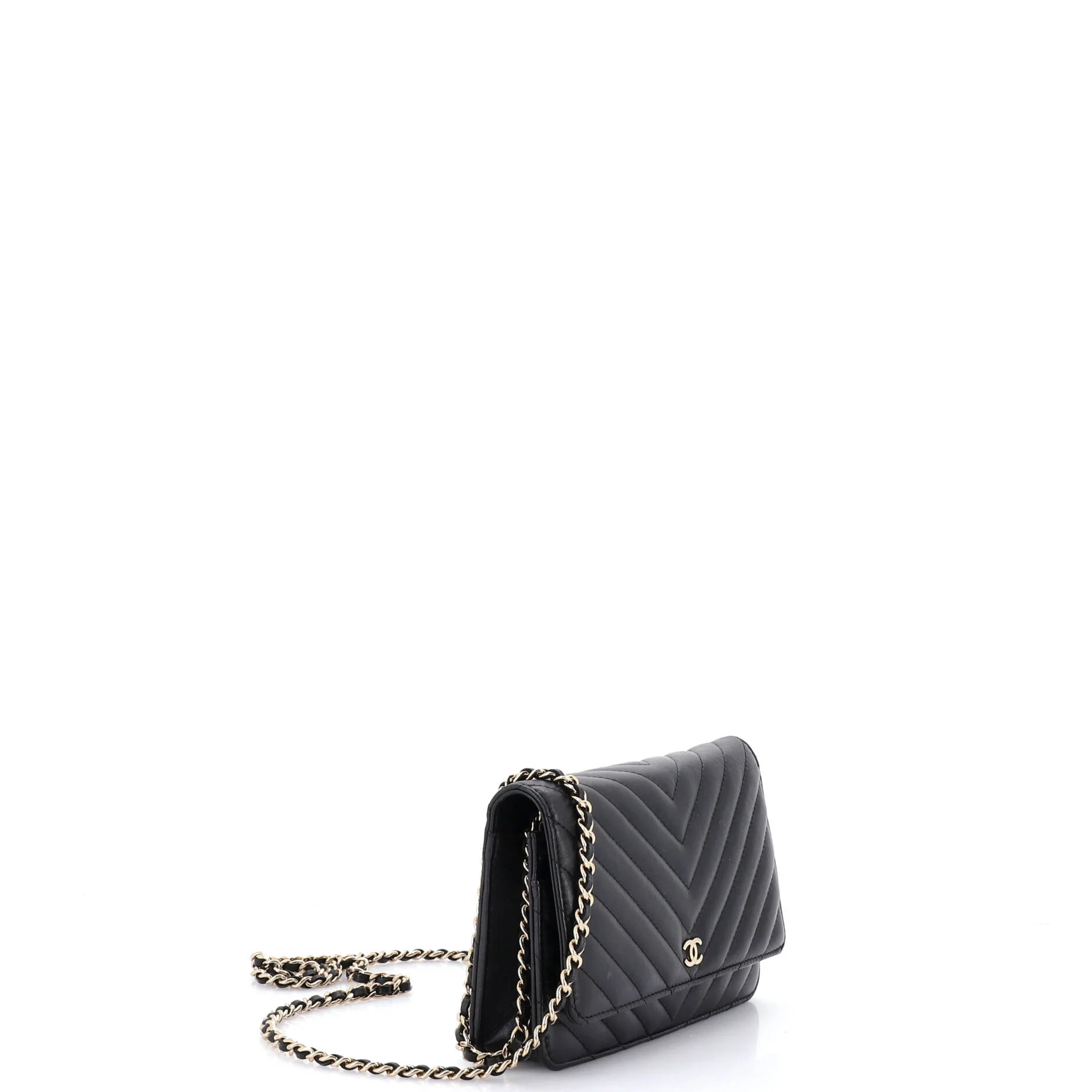 Wallet on Chain Chevron Lambskin - Image 3