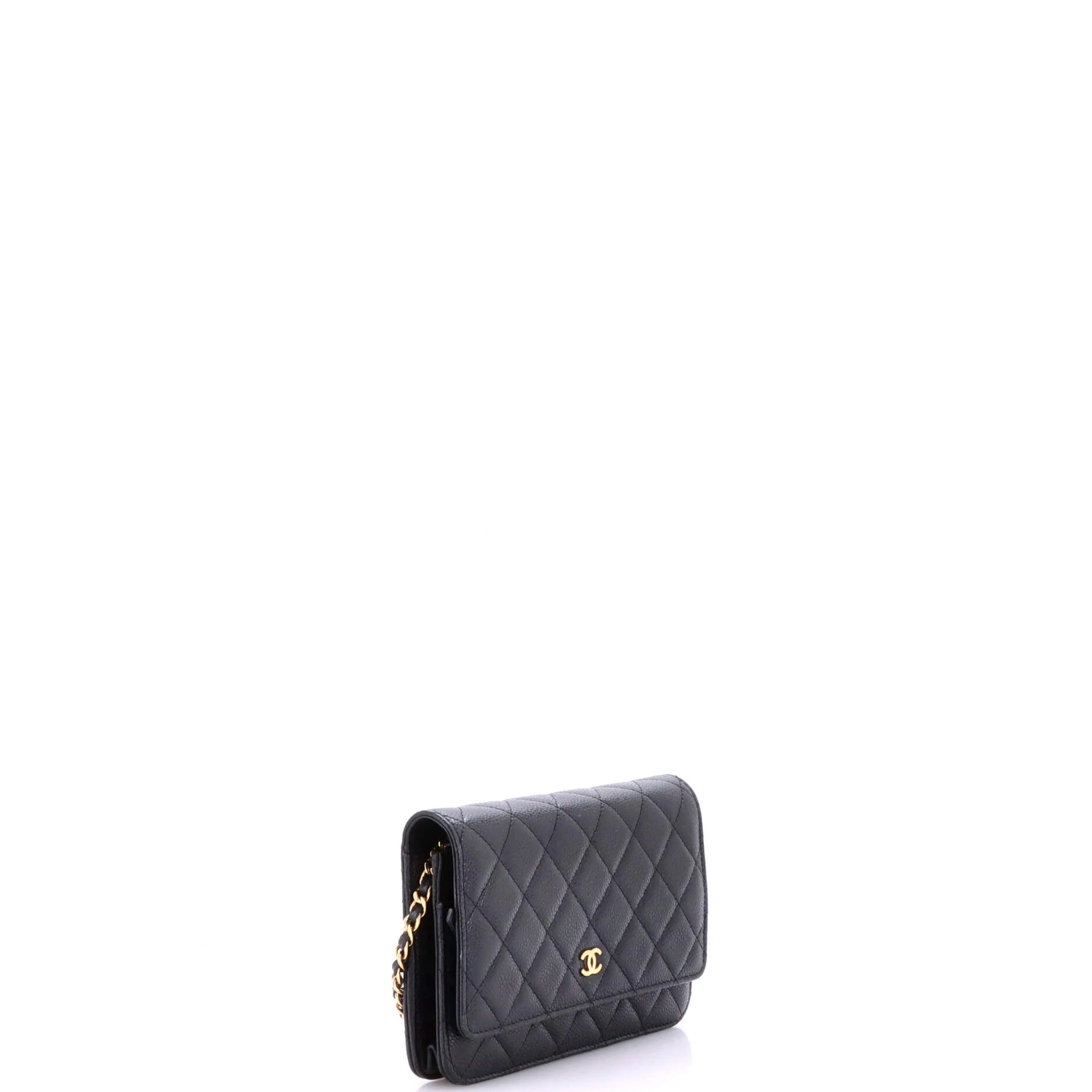 Wallet on Chain Quilted Caviar - Image 2