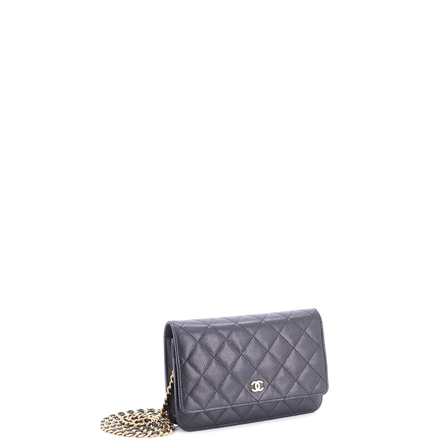 Wallet on Chain Quilted Caviar - Image 2