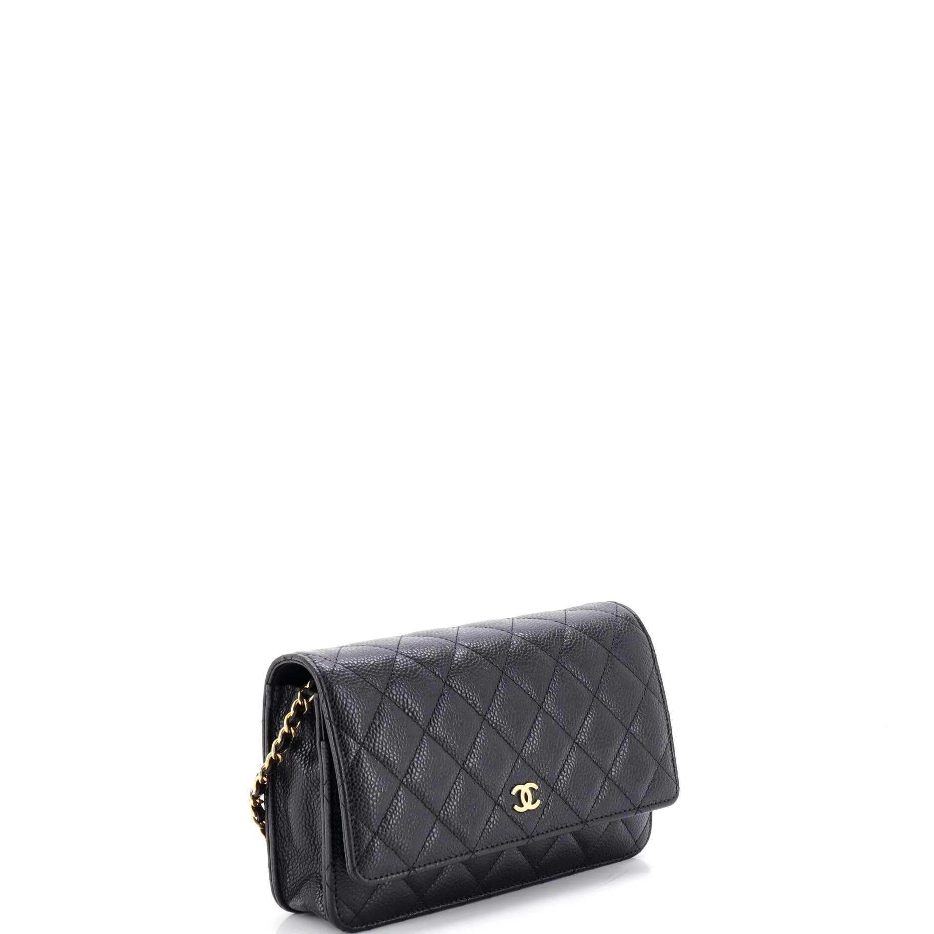 Wallet on Chain Quilted Caviar - Image 2